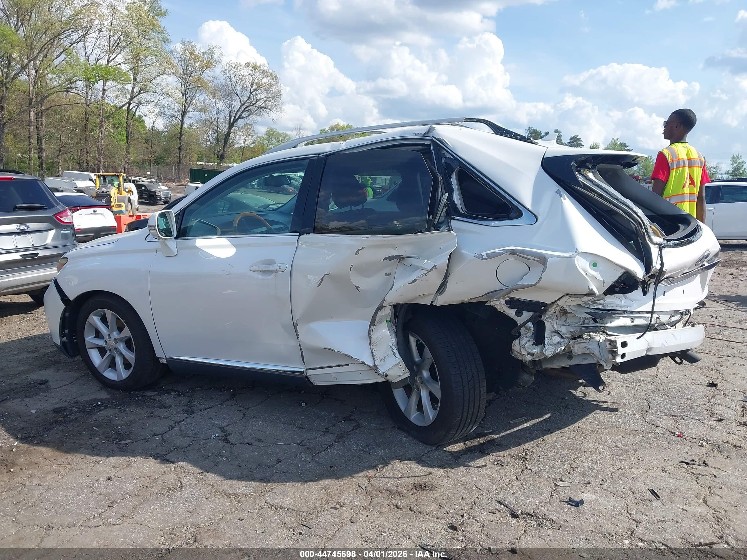 2012 Lexus Rx 350 White vin: 2T2ZK1BAXCC084878