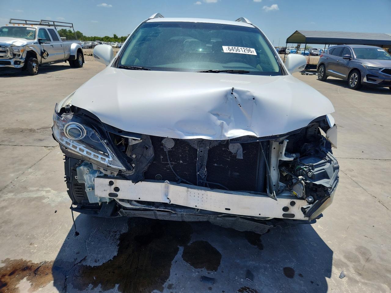 2013 Lexus Rx 350 White vin: 2T2ZK1BAXDC087667