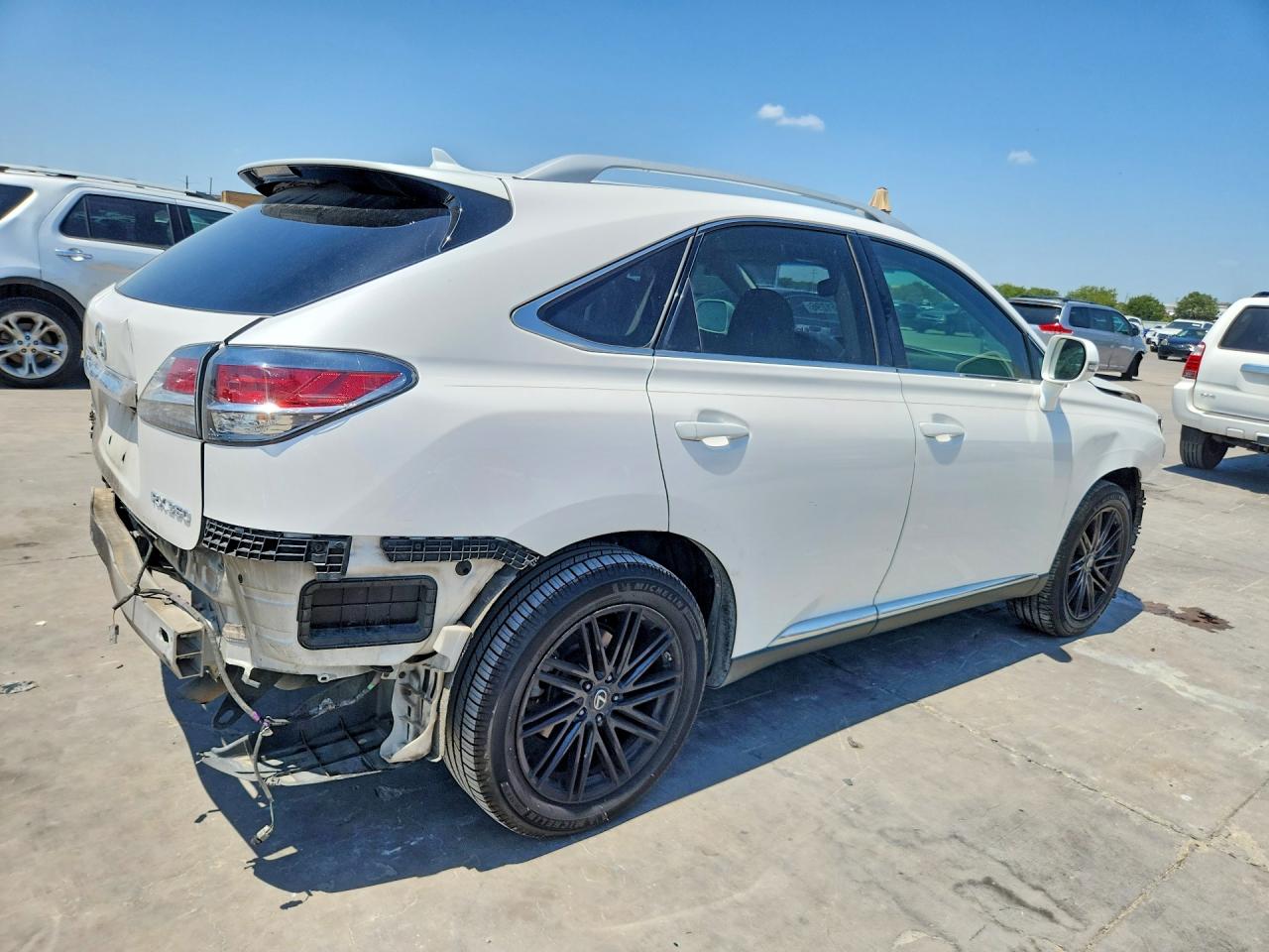 2013 Lexus Rx 350 White vin: 2T2ZK1BAXDC087667