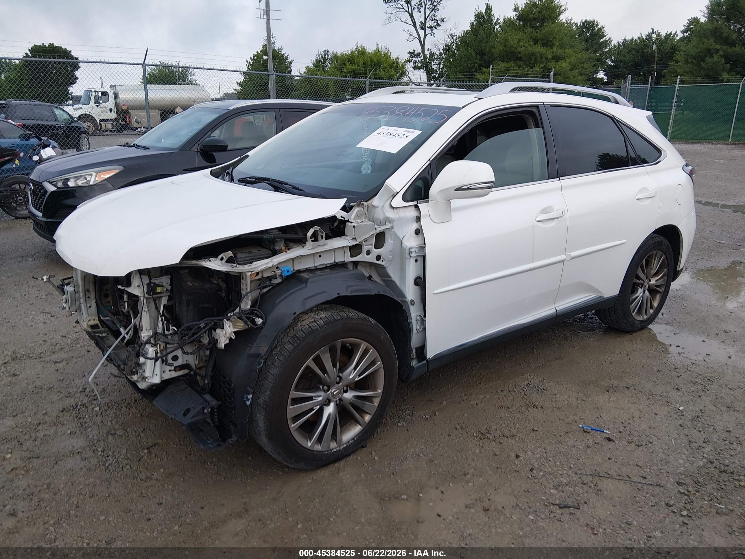 2013 Lexus Rx 350   White vin: 2T2ZK1BAXDC091797
