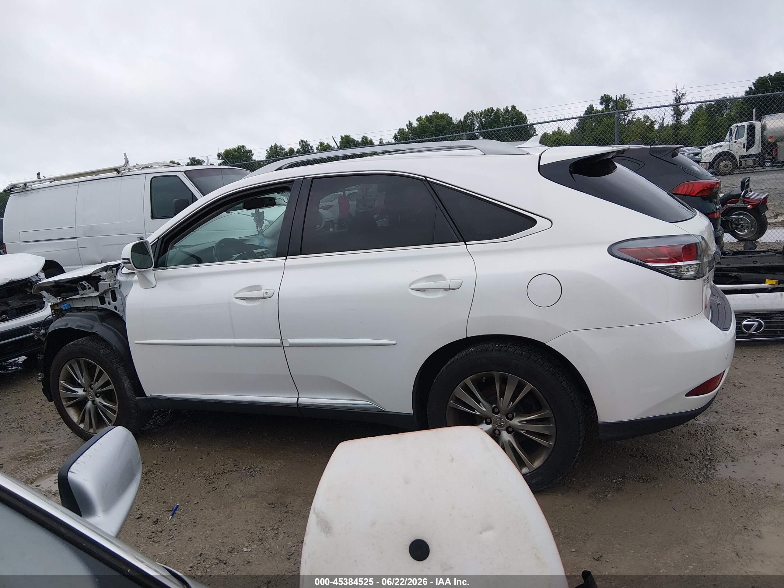 2013 Lexus Rx 350   White vin: 2T2ZK1BAXDC091797