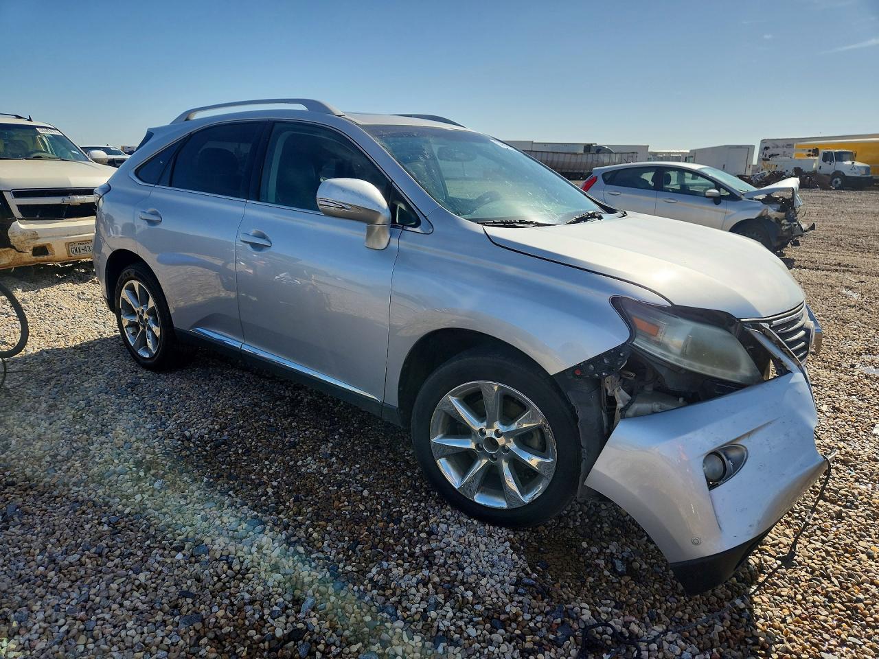 2013 Lexus Rx 350 Silver vin: 2T2ZK1BAXDC092416