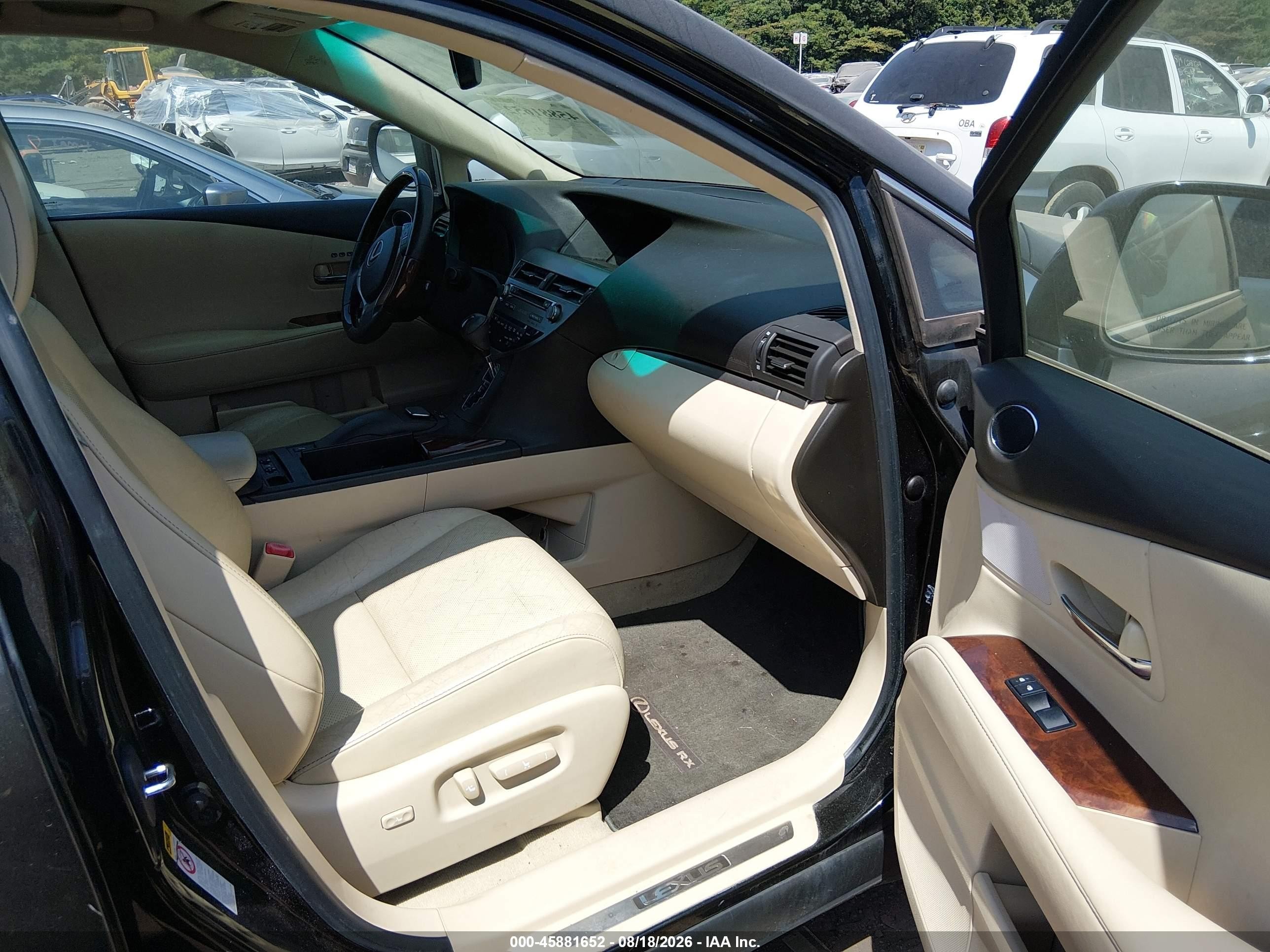 2013 Lexus Rx 350 Black vin: 2T2ZK1BAXDC106346