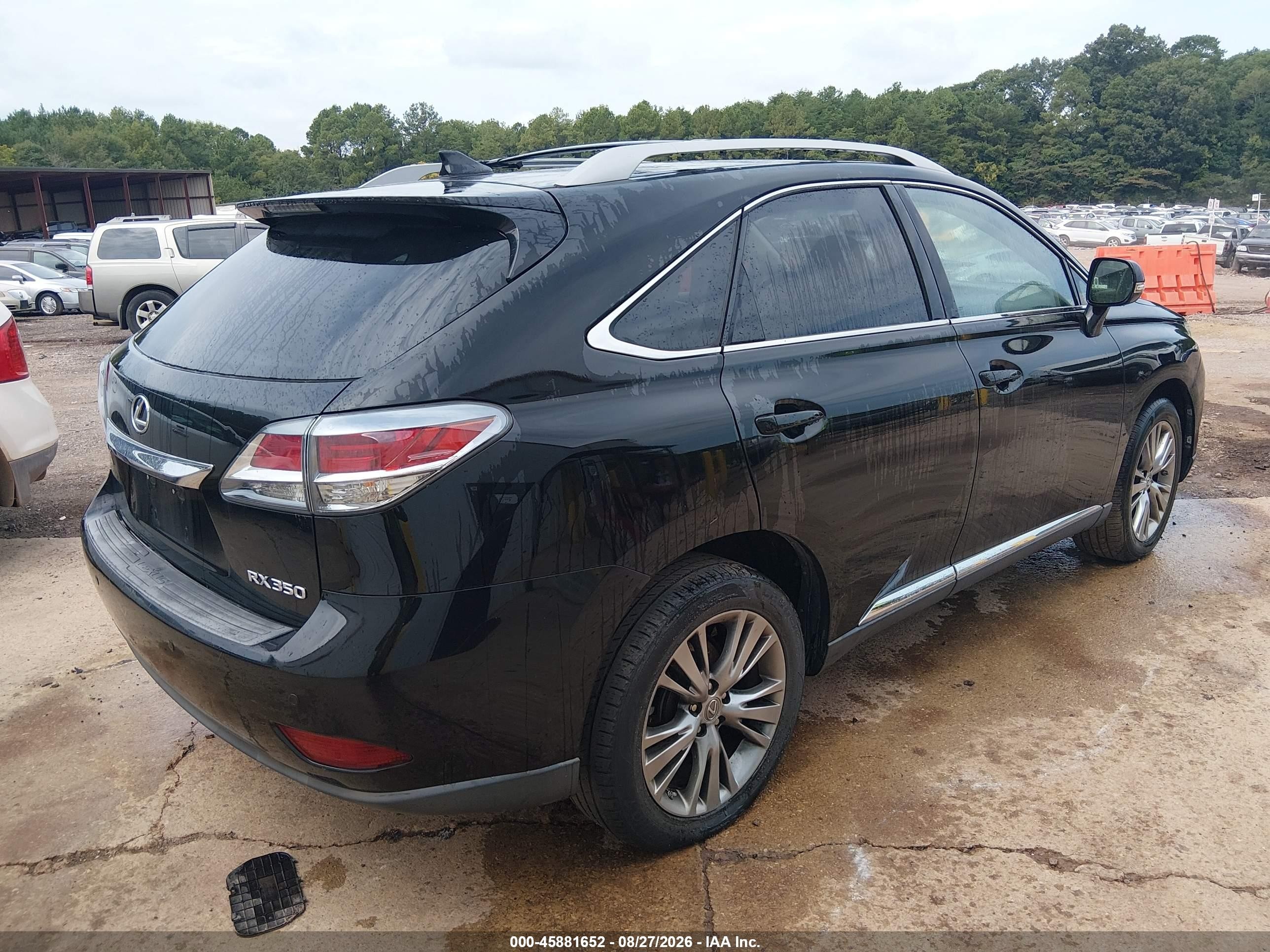 2013 Lexus Rx 350 Black vin: 2T2ZK1BAXDC106346