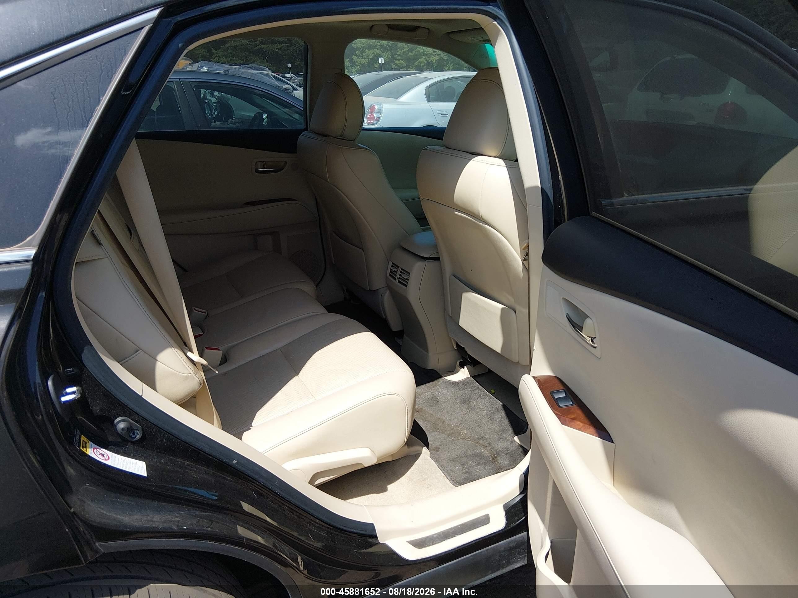 2013 Lexus Rx 350 Black vin: 2T2ZK1BAXDC106346