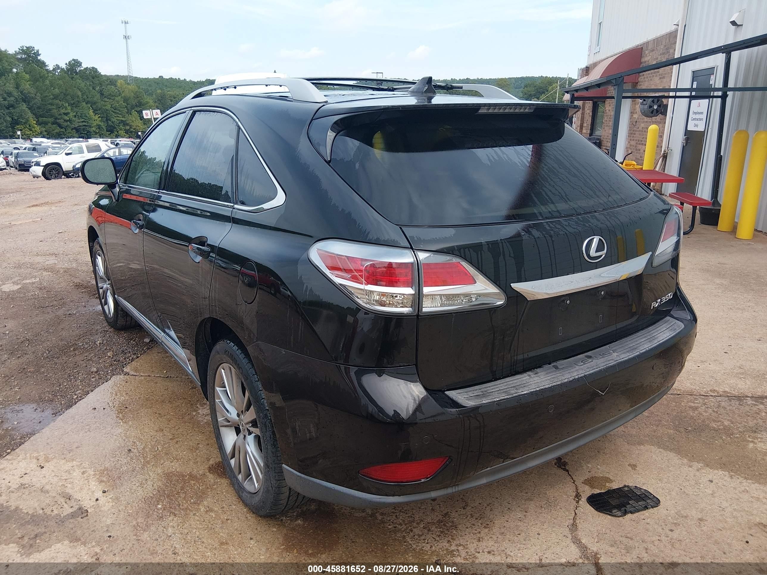 2013 Lexus Rx 350 Black vin: 2T2ZK1BAXDC106346