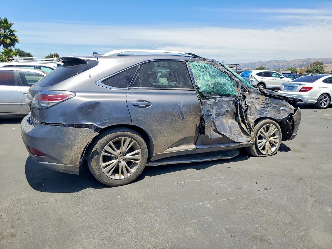 2013 Lexus Rx 350 Gray vin: 2T2ZK1BAXDC110378