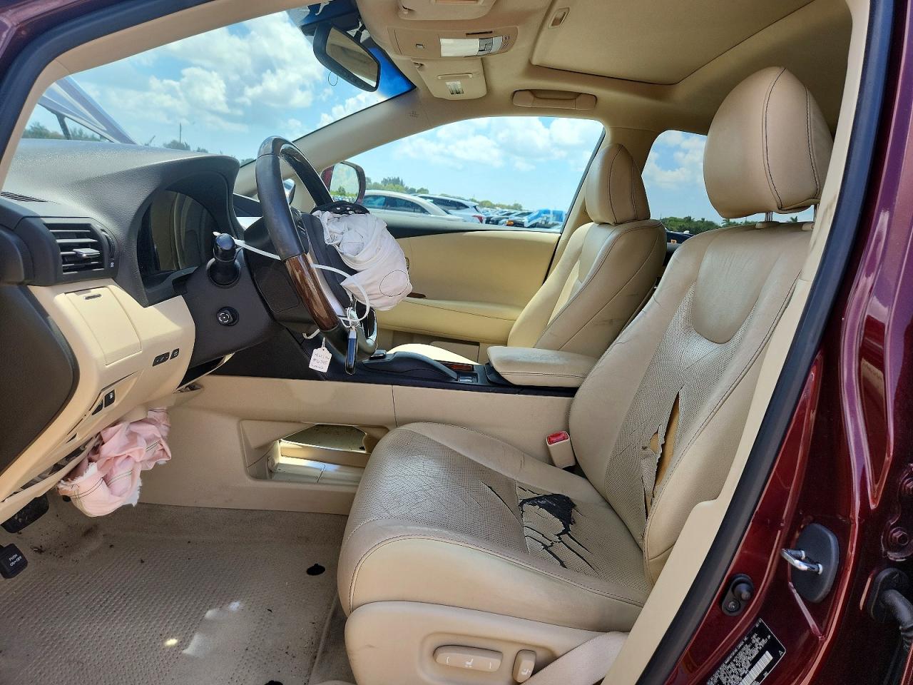 2013 Lexus Rx 350 Burgundy vin: 2T2ZK1BAXDC122126