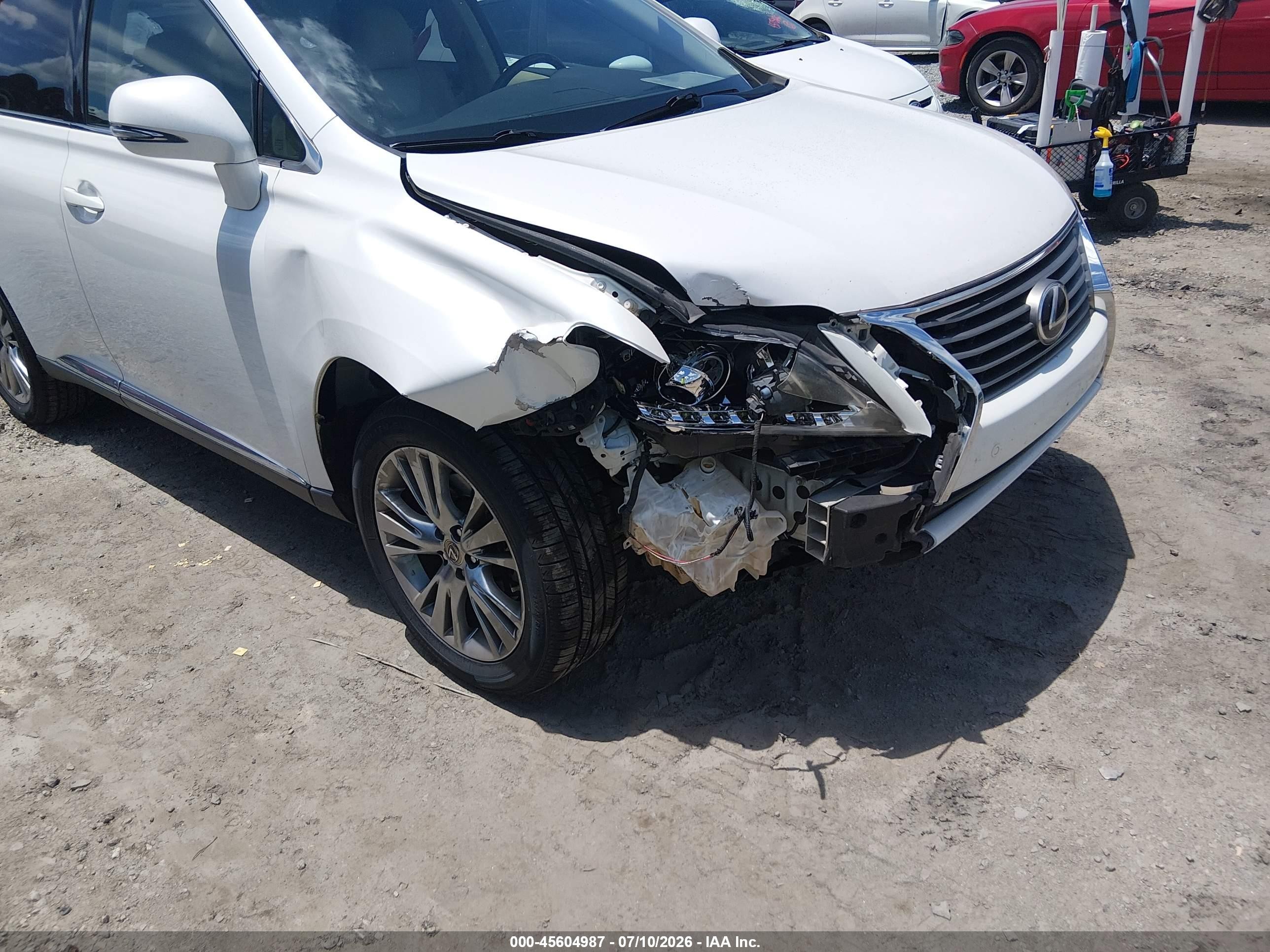 2013 Lexus Rx 350   Белый vin: 2T2ZK1BAXDC126497