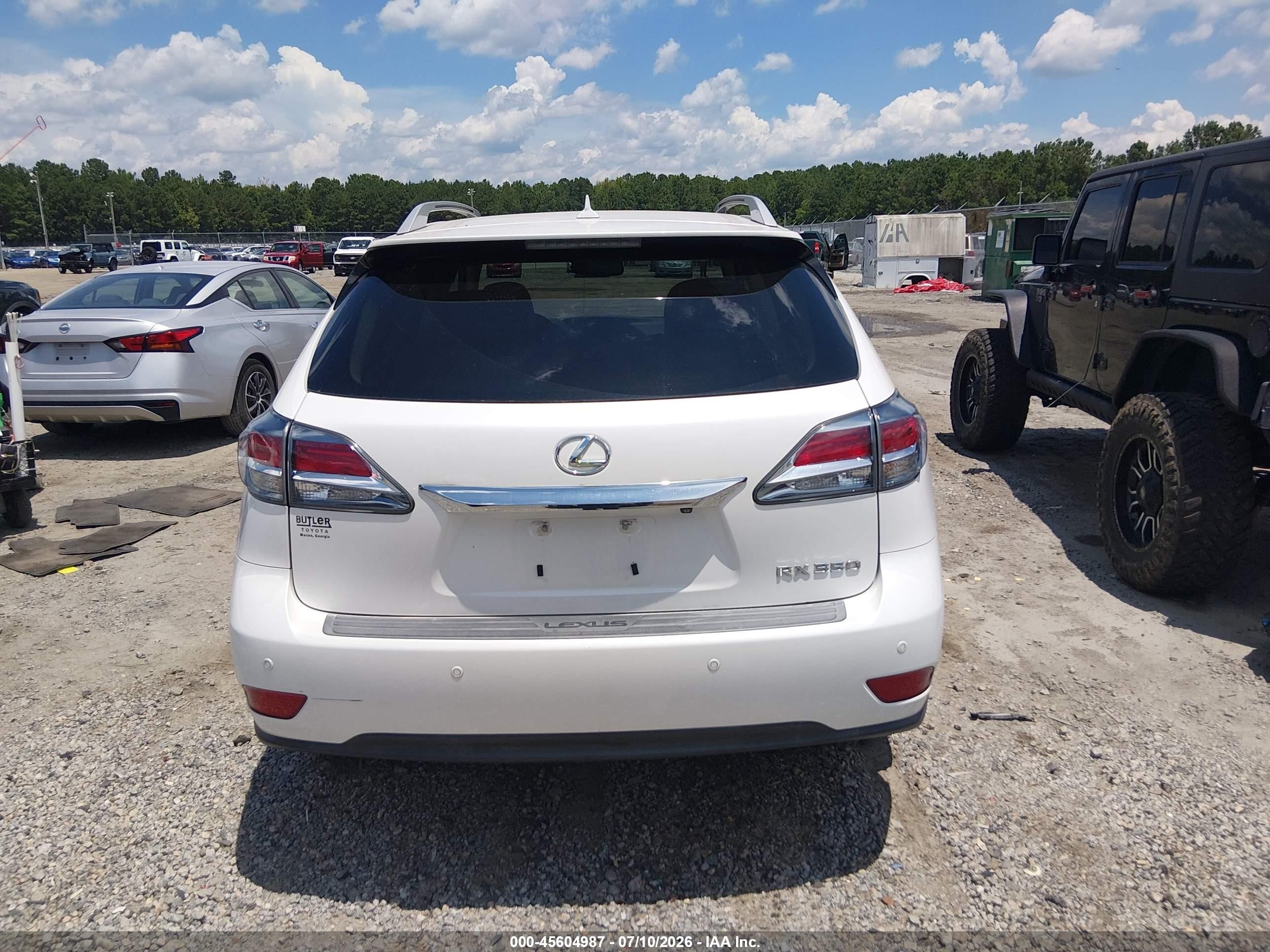 2013 Lexus Rx 350   Белый vin: 2T2ZK1BAXDC126497
