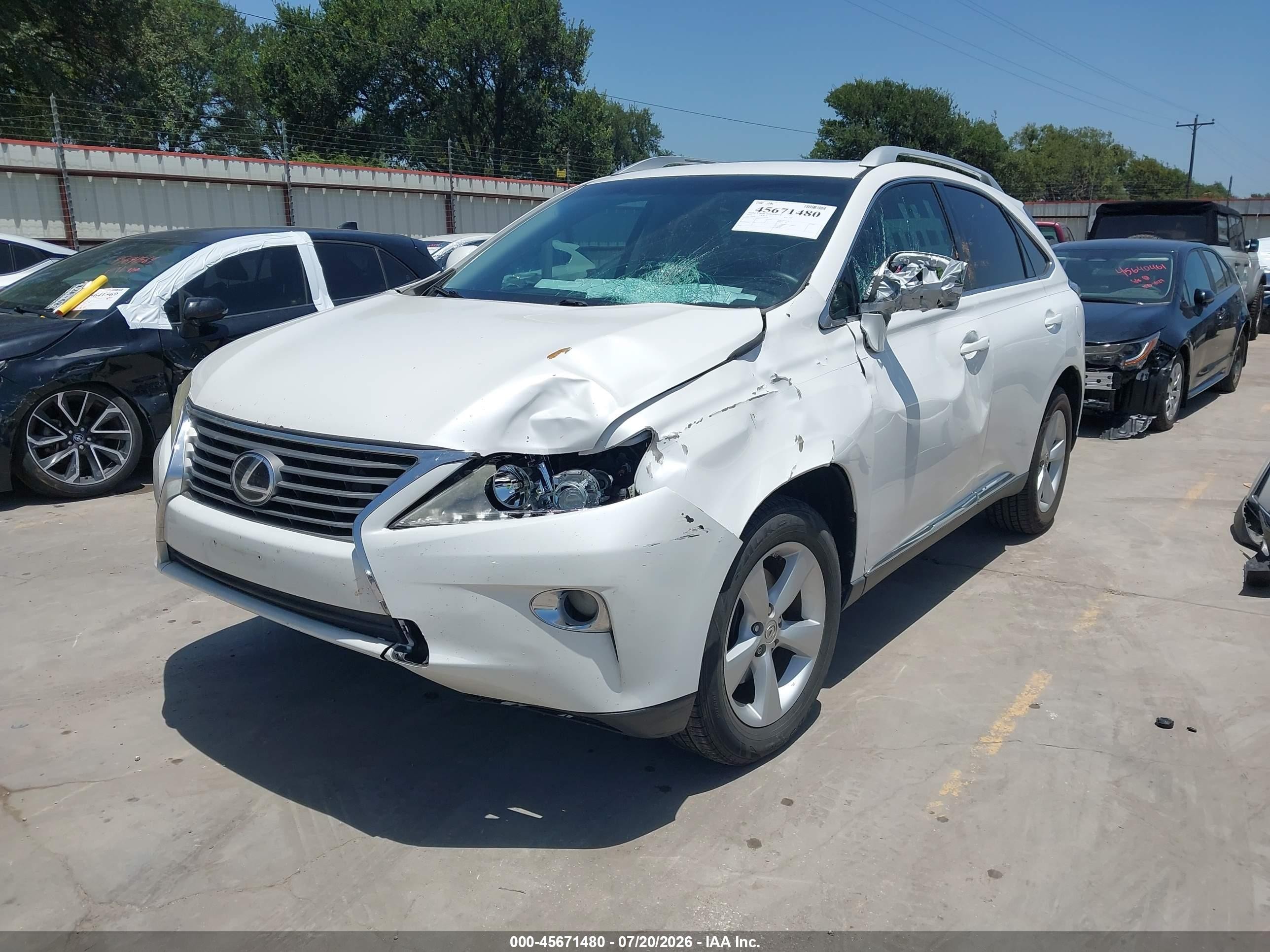 2014 Lexus Rx 350   White vin: 2T2ZK1BAXEC136738