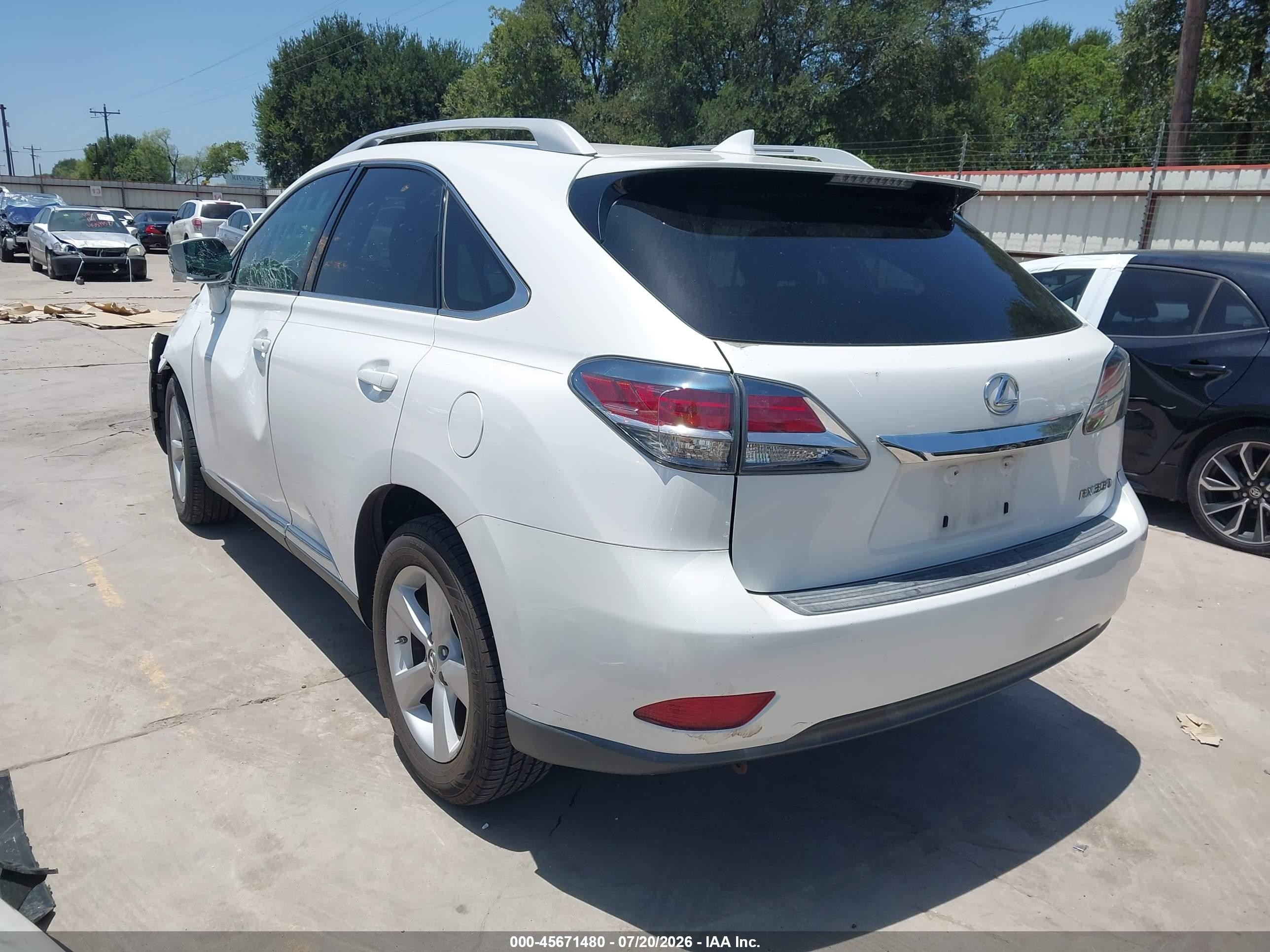 2014 Lexus Rx 350   White vin: 2T2ZK1BAXEC136738