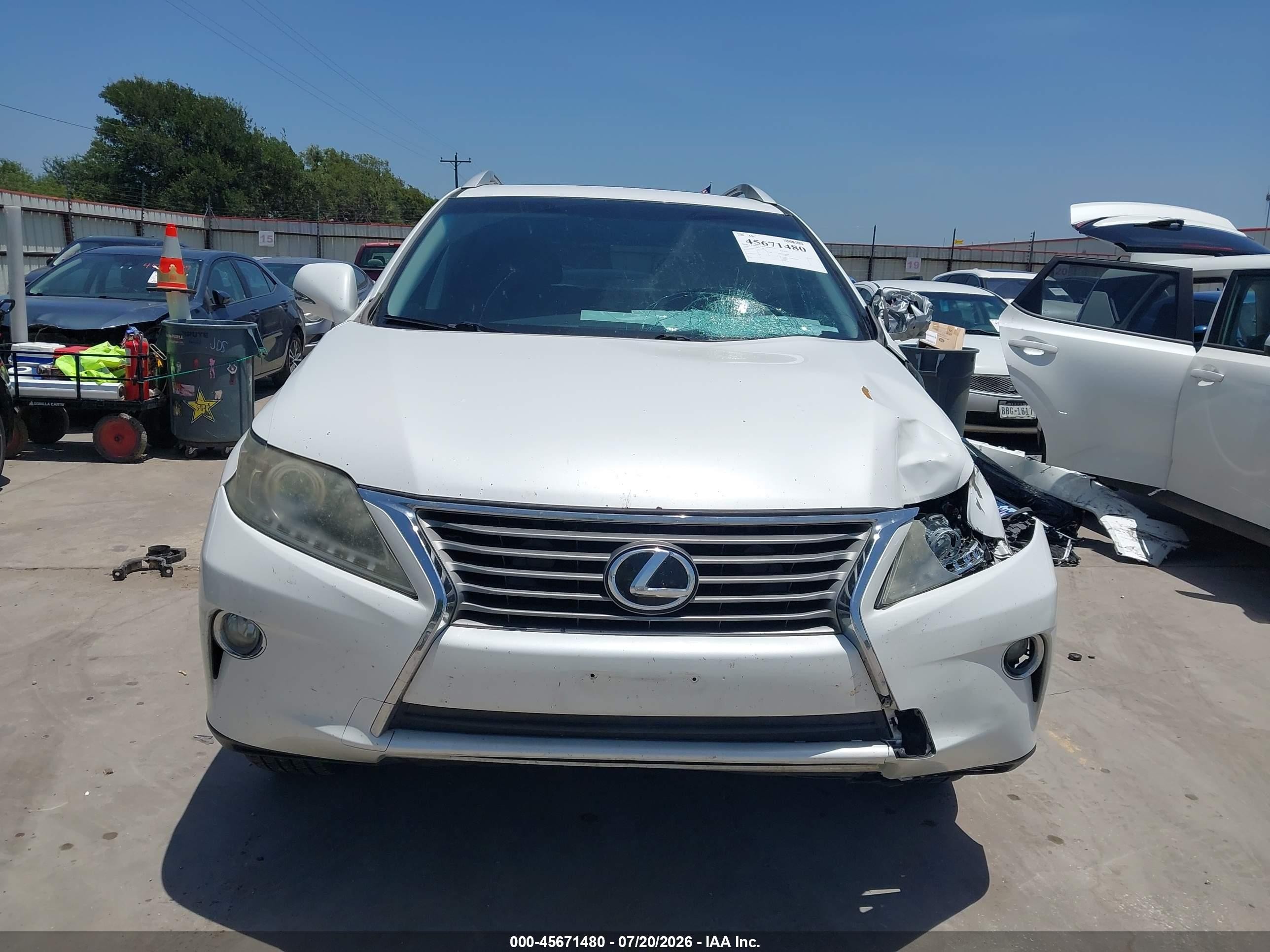 2014 Lexus Rx 350   White vin: 2T2ZK1BAXEC136738