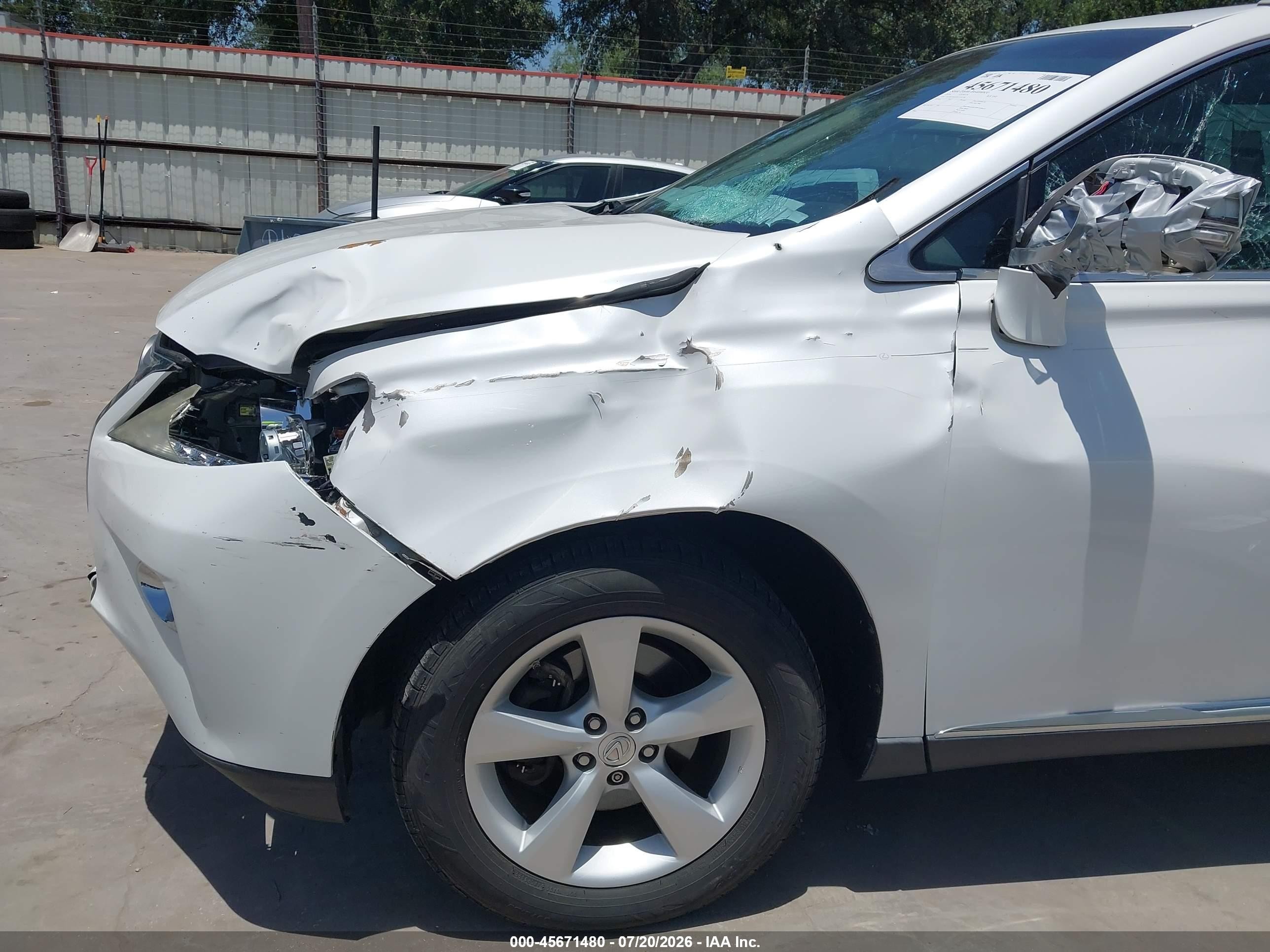 2014 Lexus Rx 350   White vin: 2T2ZK1BAXEC136738