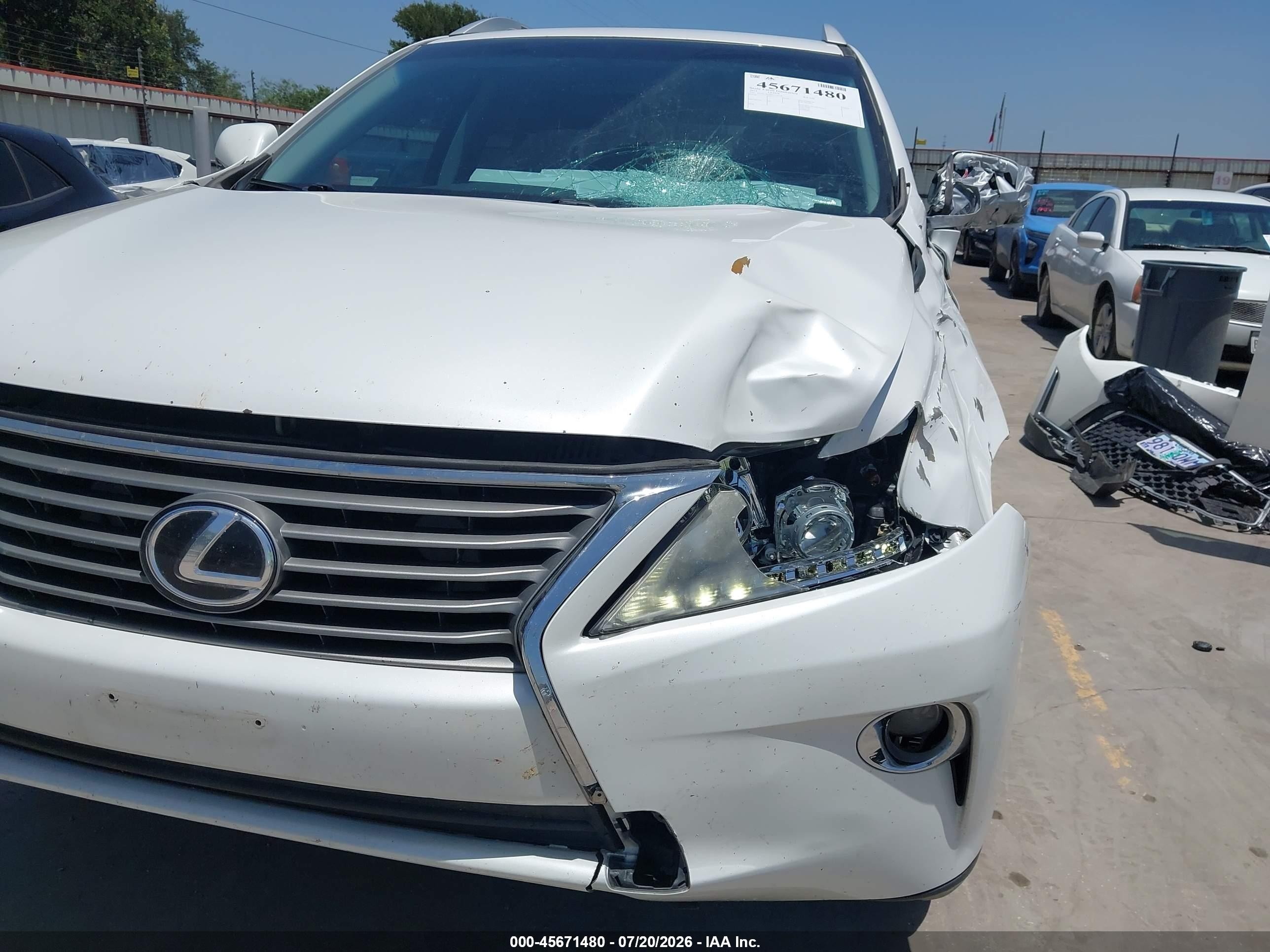2014 Lexus Rx 350   White vin: 2T2ZK1BAXEC136738