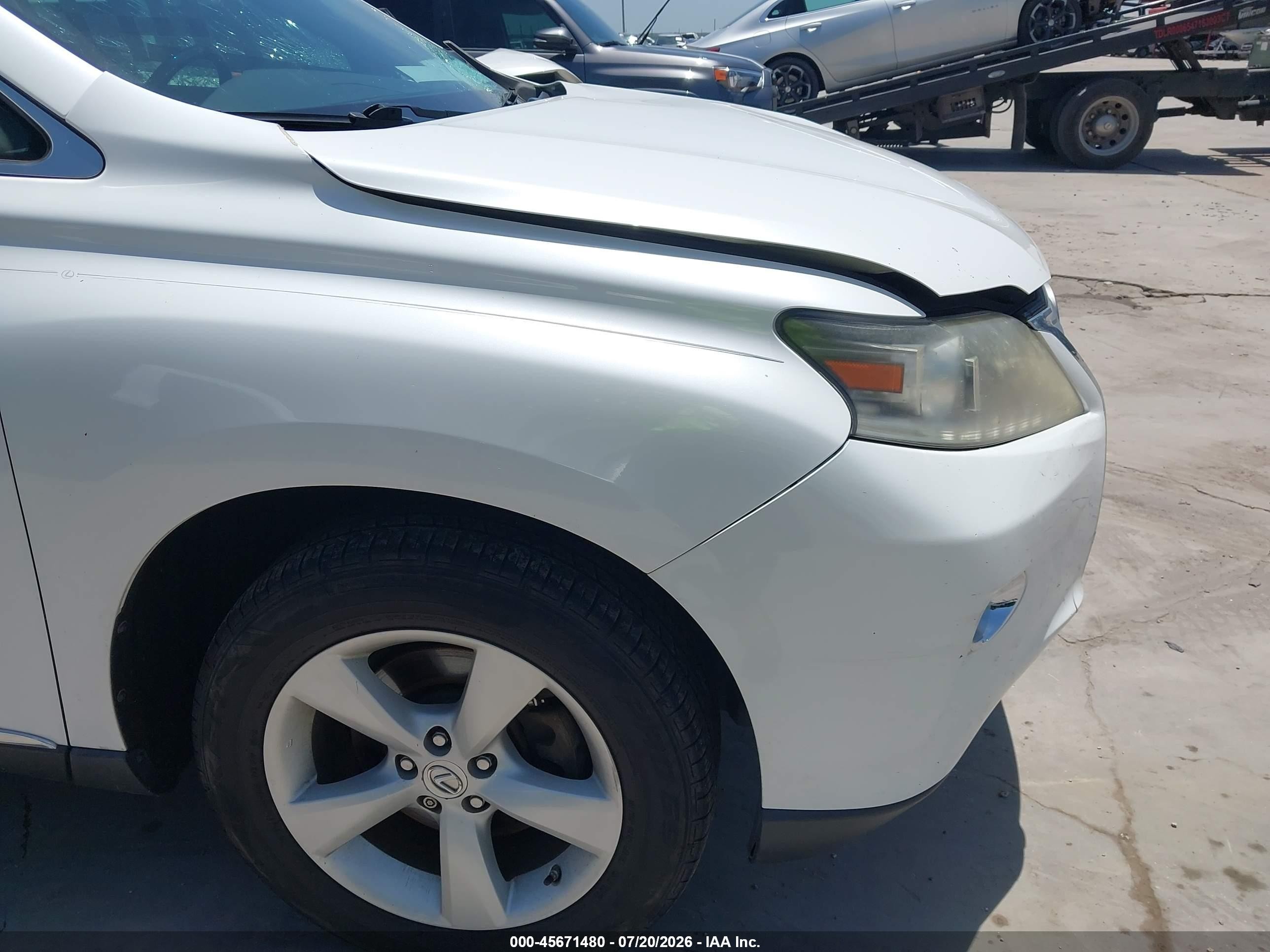 2014 Lexus Rx 350   White vin: 2T2ZK1BAXEC136738
