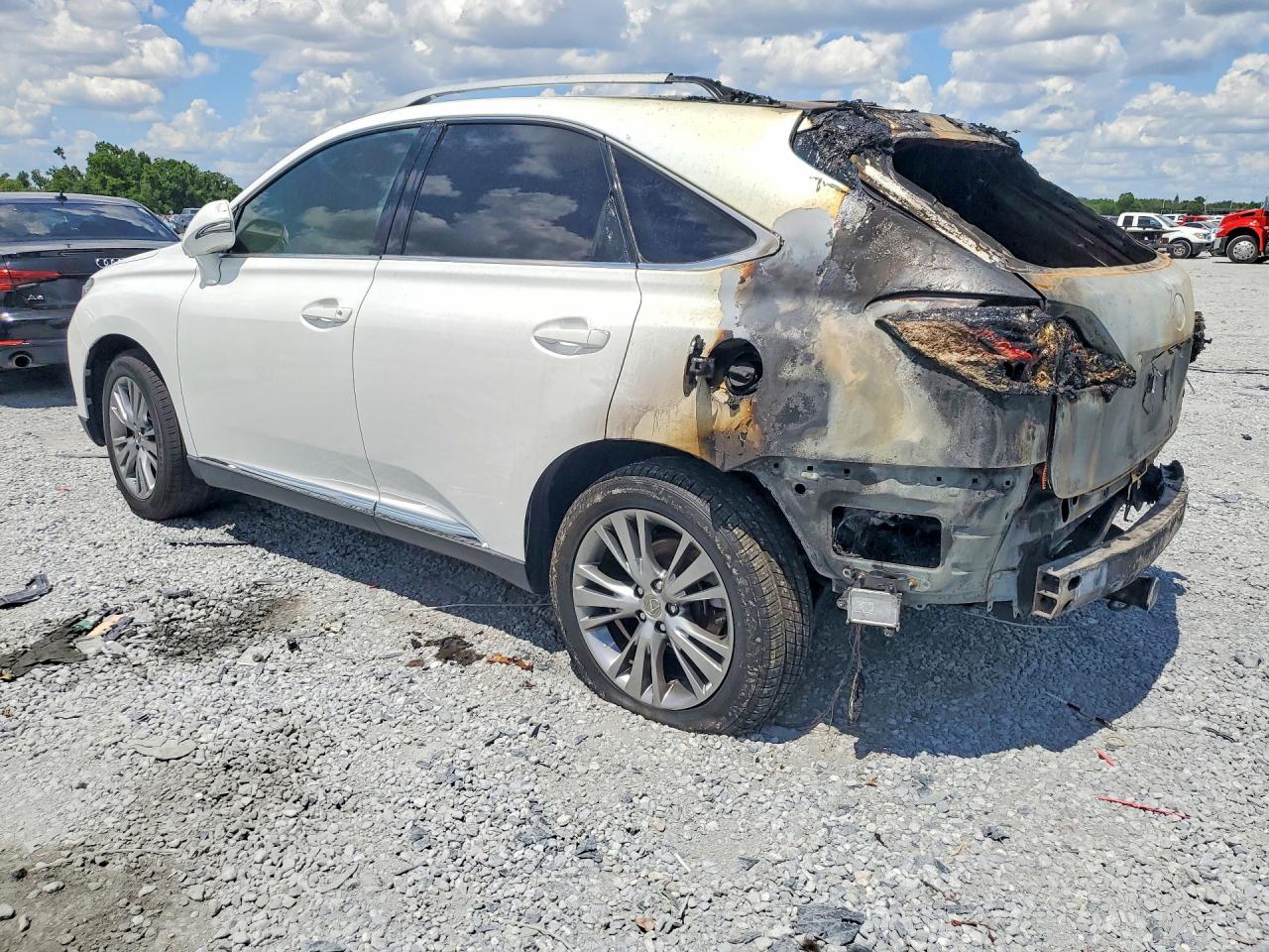 2014 Lexus Rx 350 White vin: 2T2ZK1BAXEC138473