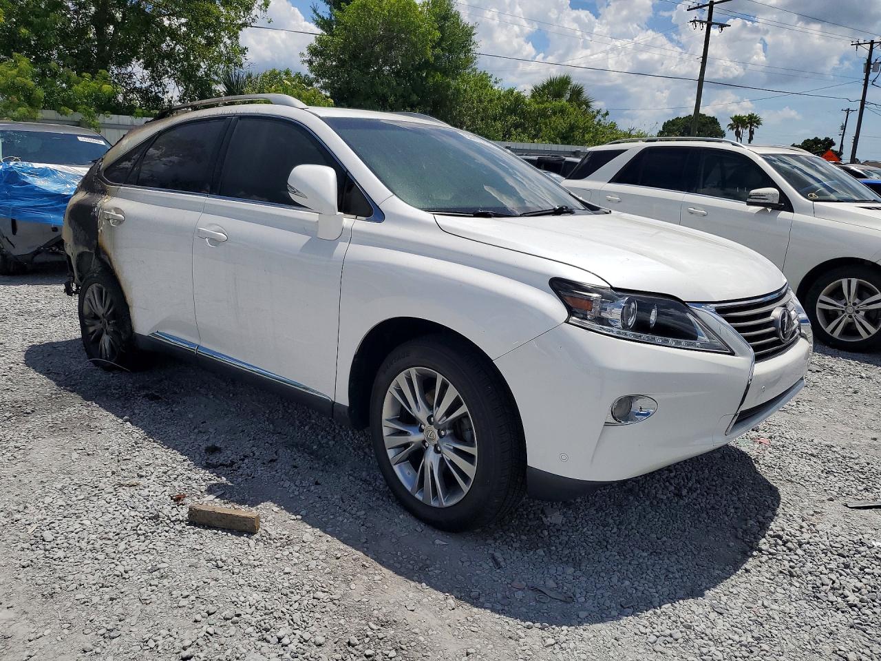 2014 Lexus Rx 350 White vin: 2T2ZK1BAXEC138473
