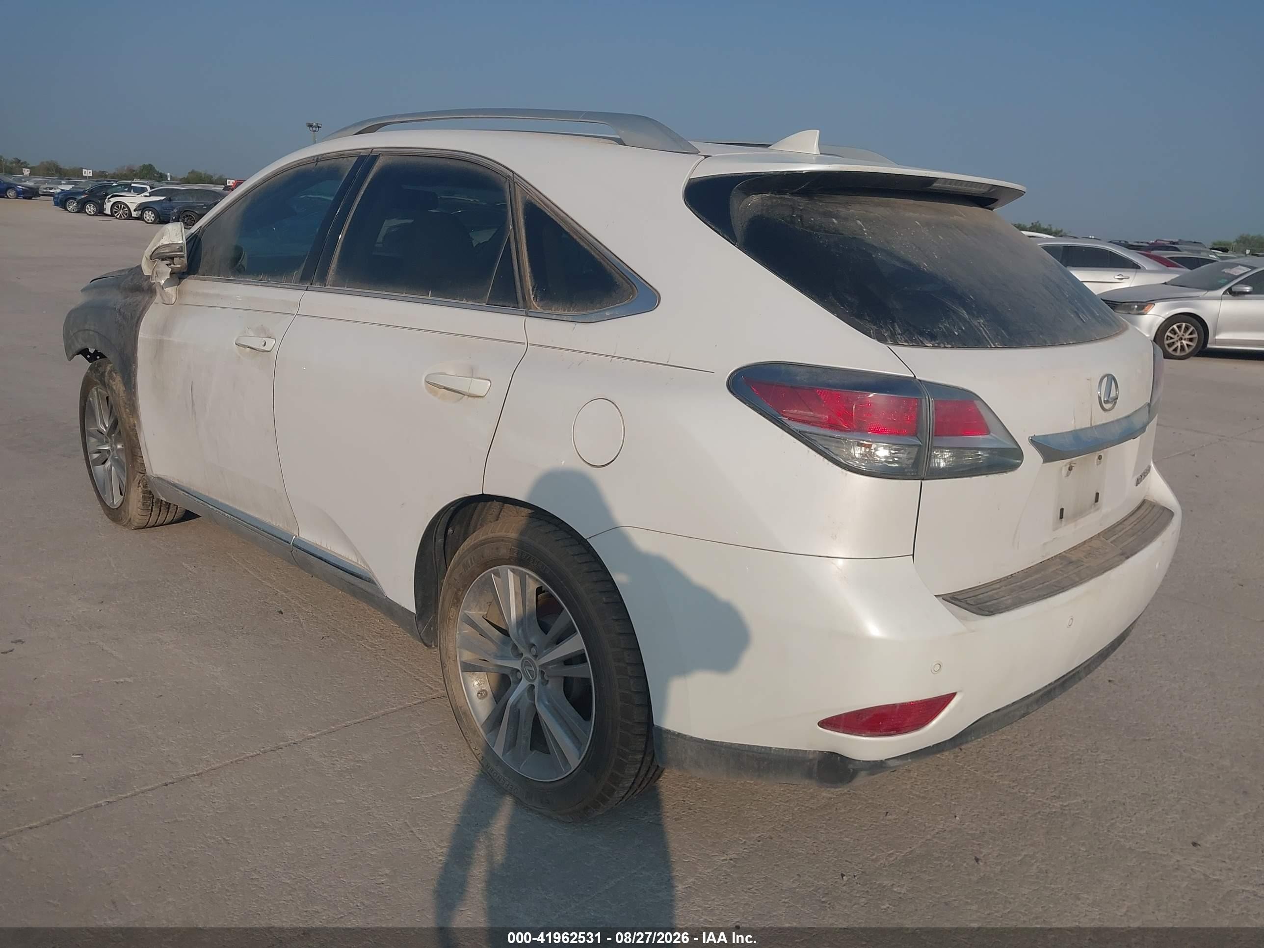 2015 Lexus Rx 350 White vin: 2T2ZK1BAXFC150642
