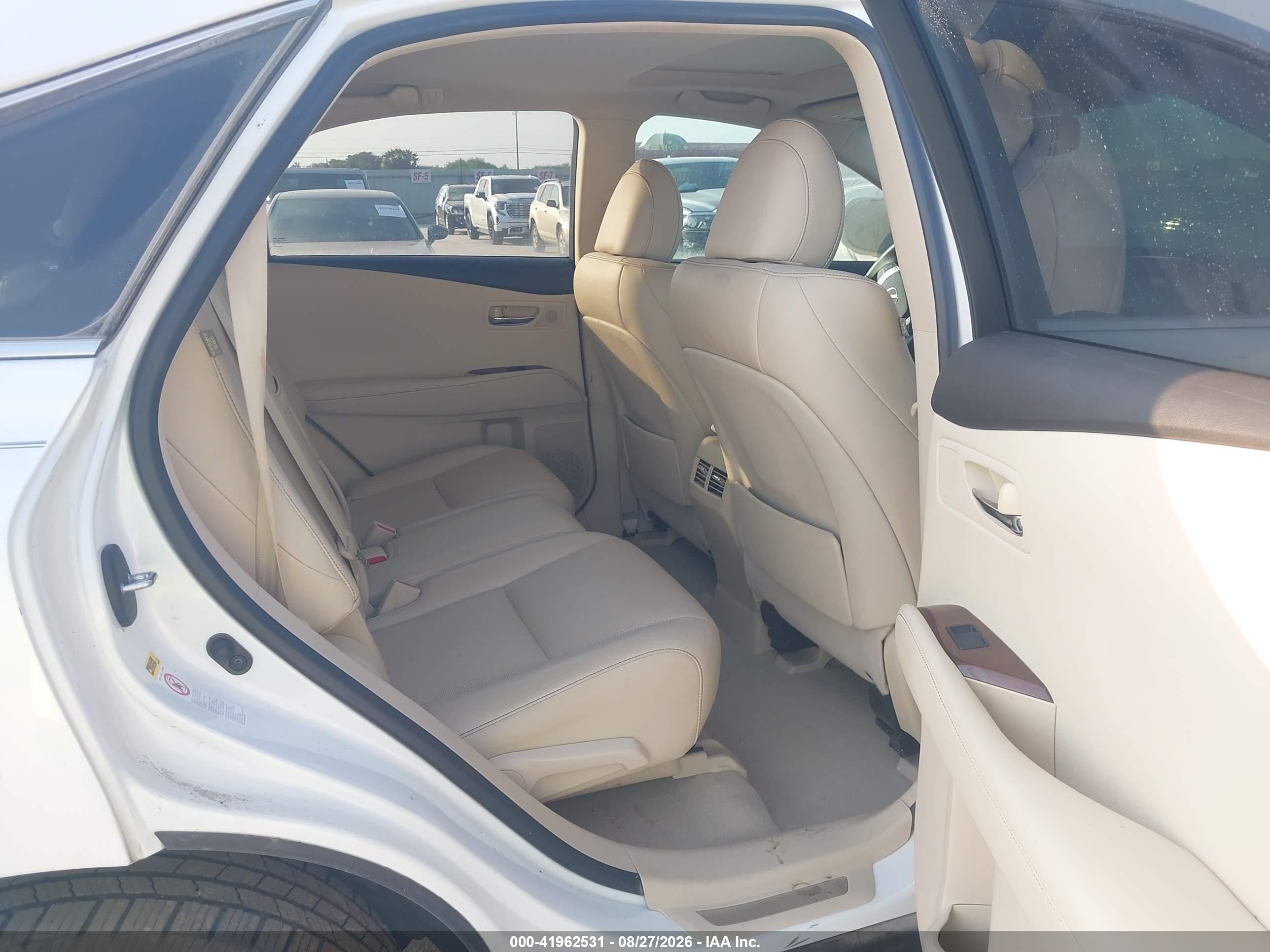 2015 Lexus Rx 350 White vin: 2T2ZK1BAXFC150642