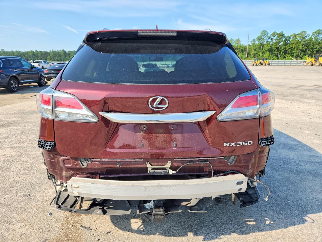 2015 Lexus Rx 350 Base Темно-бордовый vin: 2T2ZK1BAXFC154819