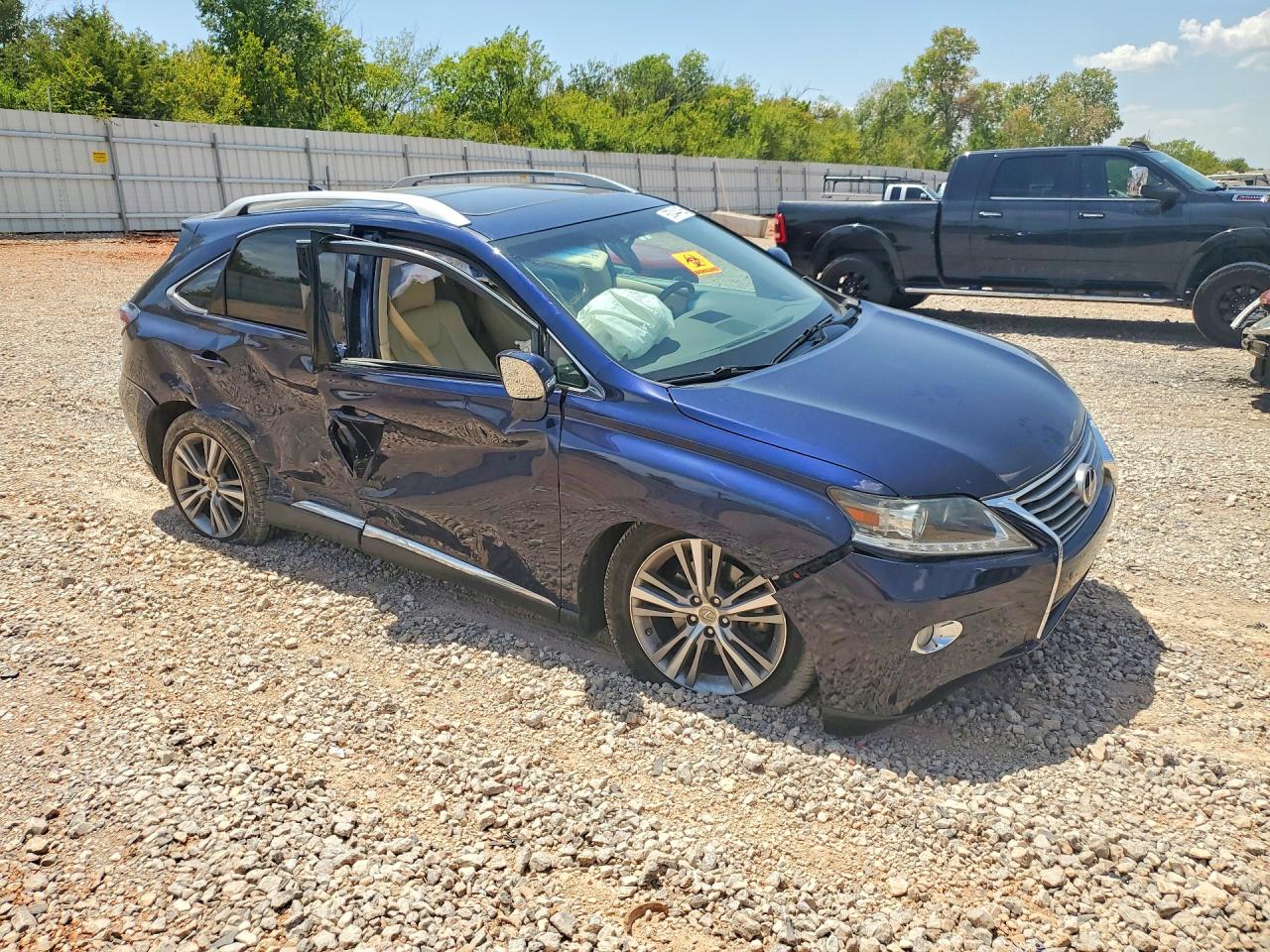2015 Lexus Rx 350 Base Blue vin: 2T2ZK1BAXFC161513