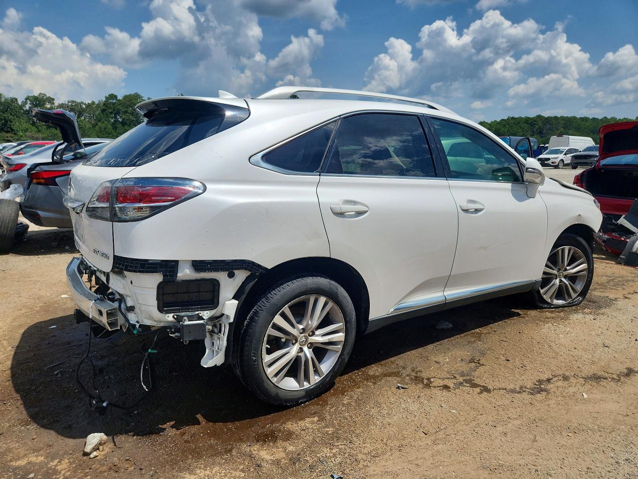 2015 Lexus Rx 350 Base White vin: 2T2ZK1BAXFC167506