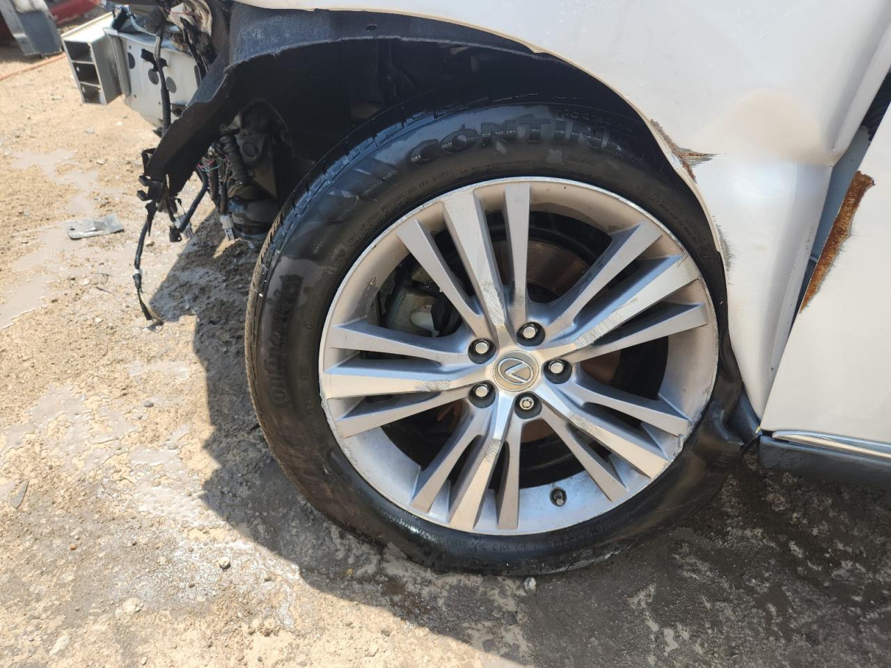 2015 Lexus Rx 350 Base White vin: 2T2ZK1BAXFC167506 Damage: Left Front Wheel, Curb Rash, > 12 Inches