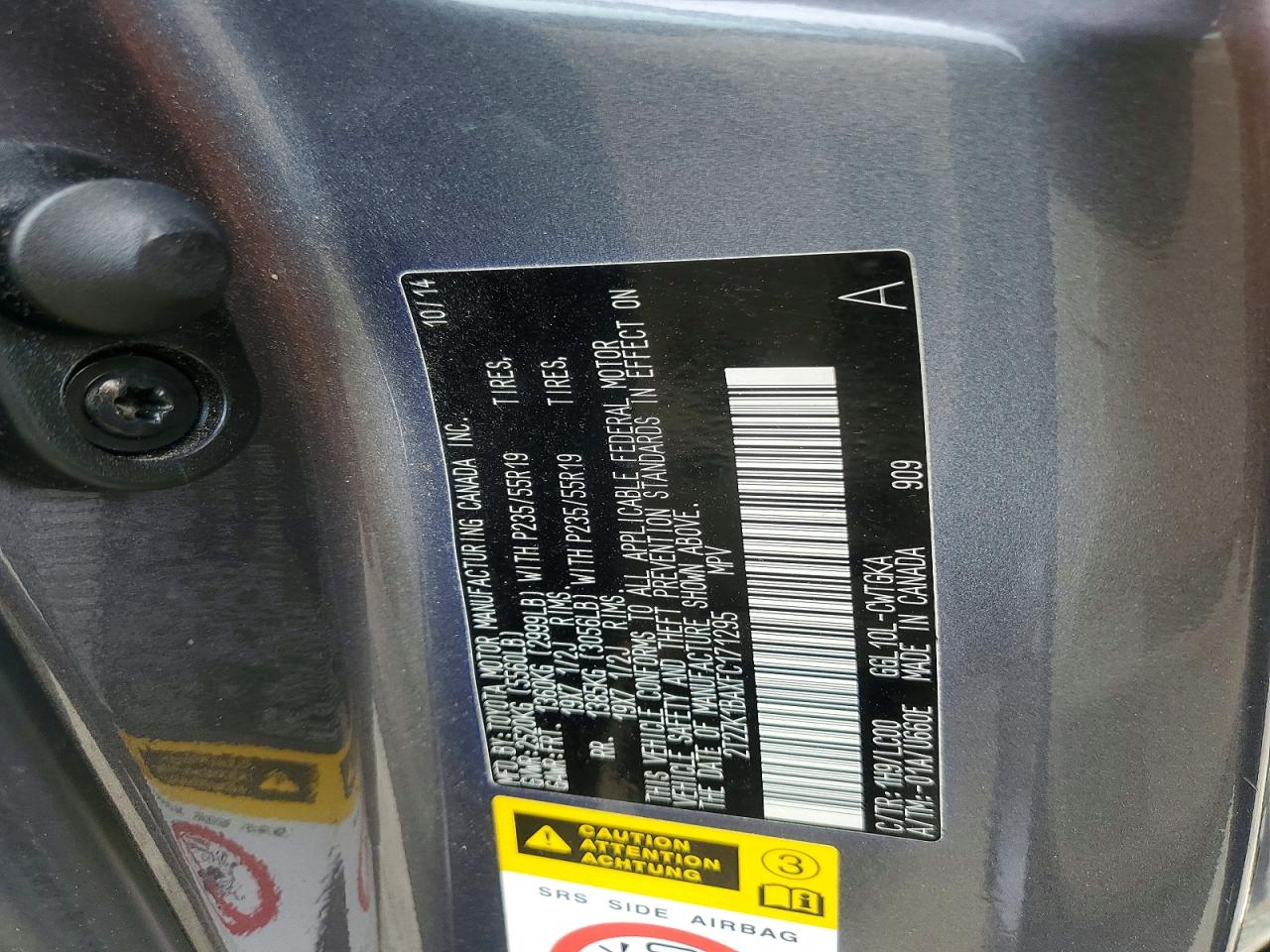 2015 Lexus Rx 350 Gray vin: 2T2ZK1BAXFC171295