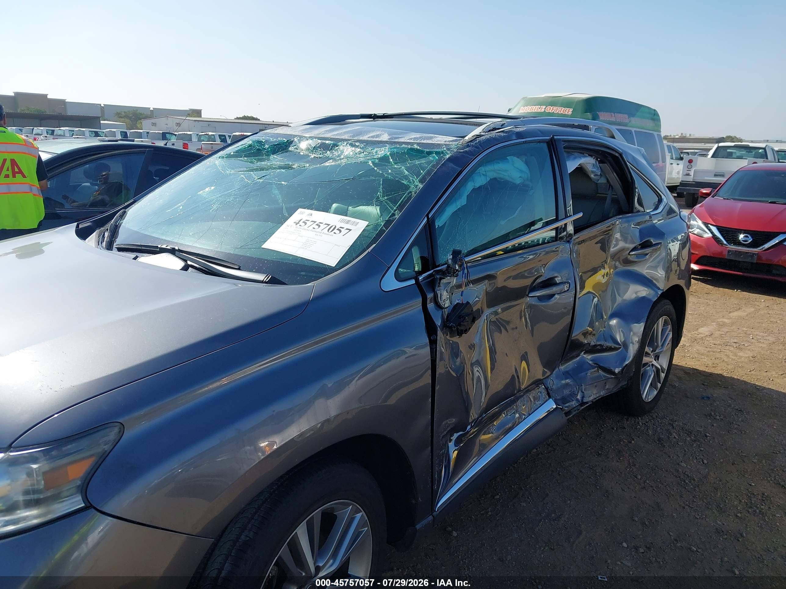 2015 Lexus Rx 350   Серый vin: 2T2ZK1BAXFC177520