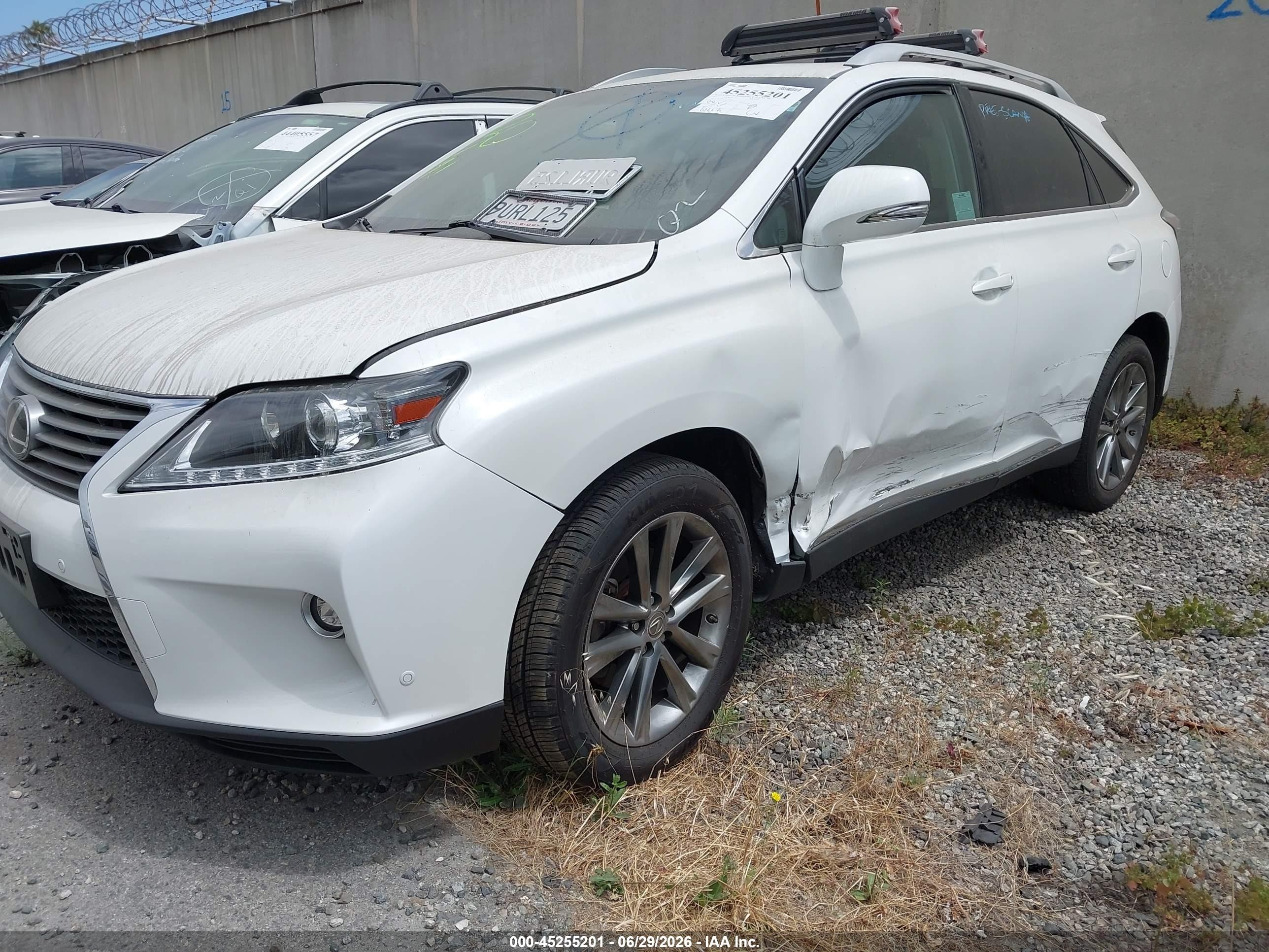 2015 Lexus Rx 350   Белый vin: 2T2ZK1BAXFC177534