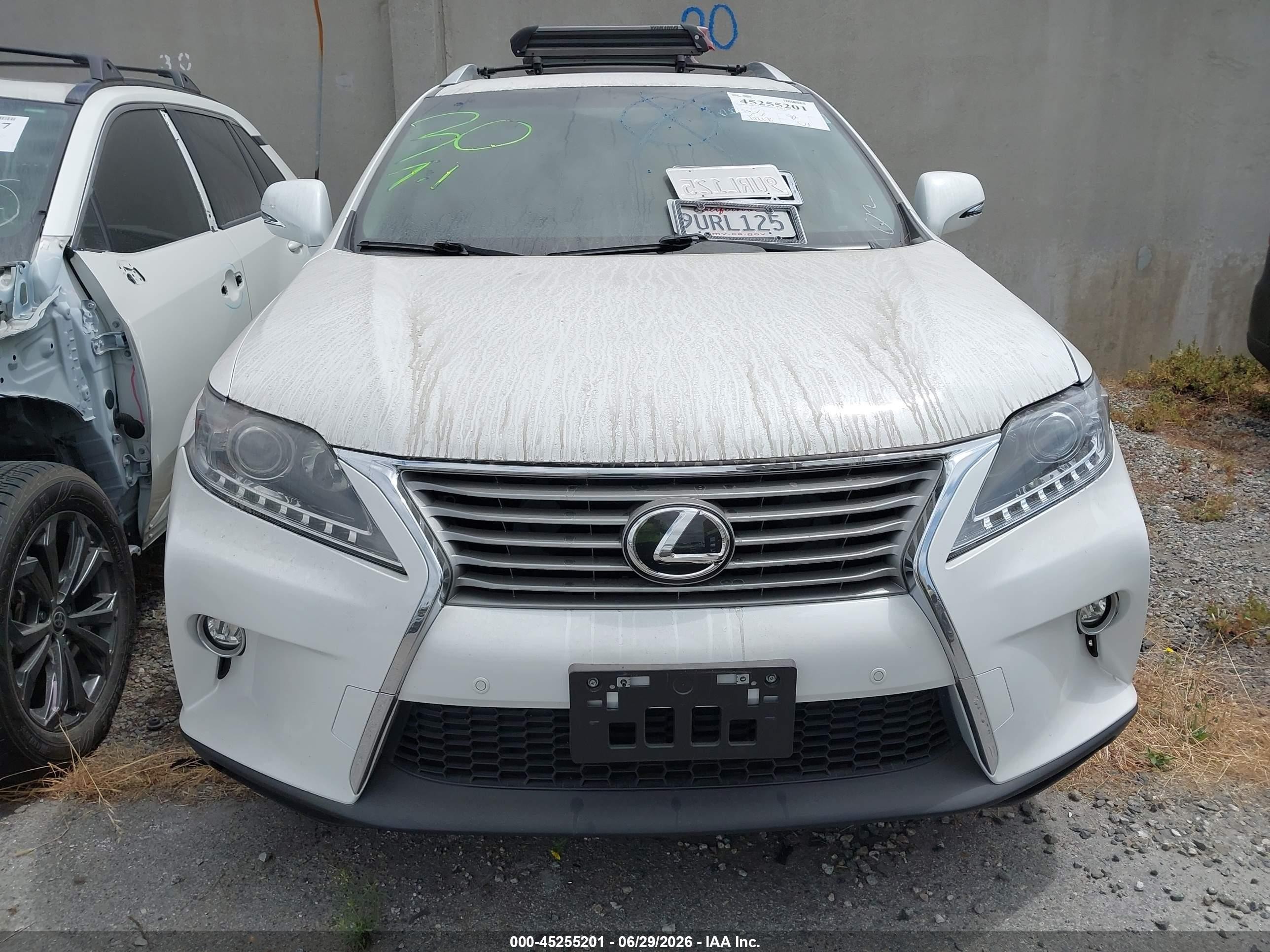 2015 Lexus Rx 350   Белый vin: 2T2ZK1BAXFC177534