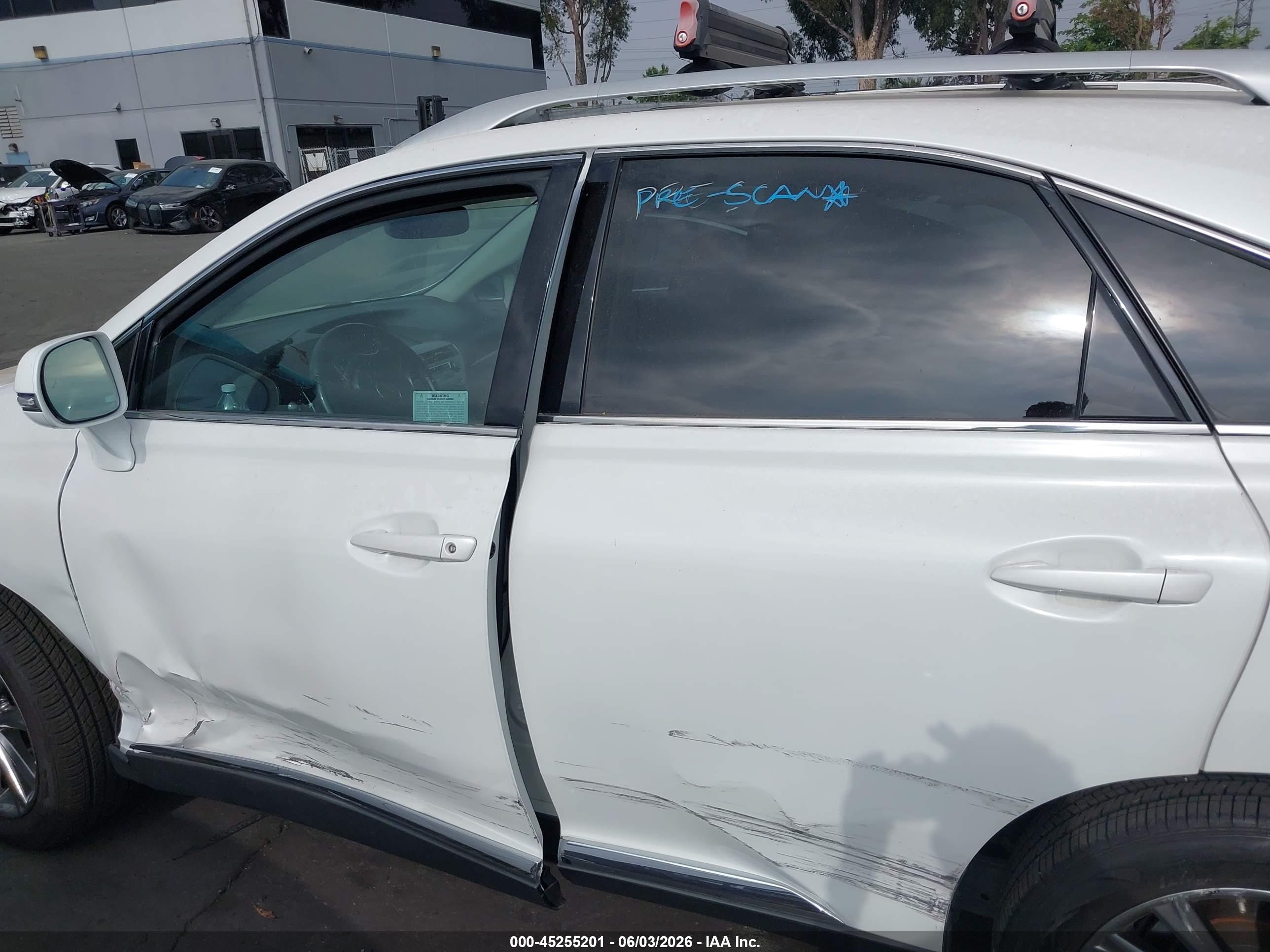 2015 Lexus Rx 350   Белый vin: 2T2ZK1BAXFC177534