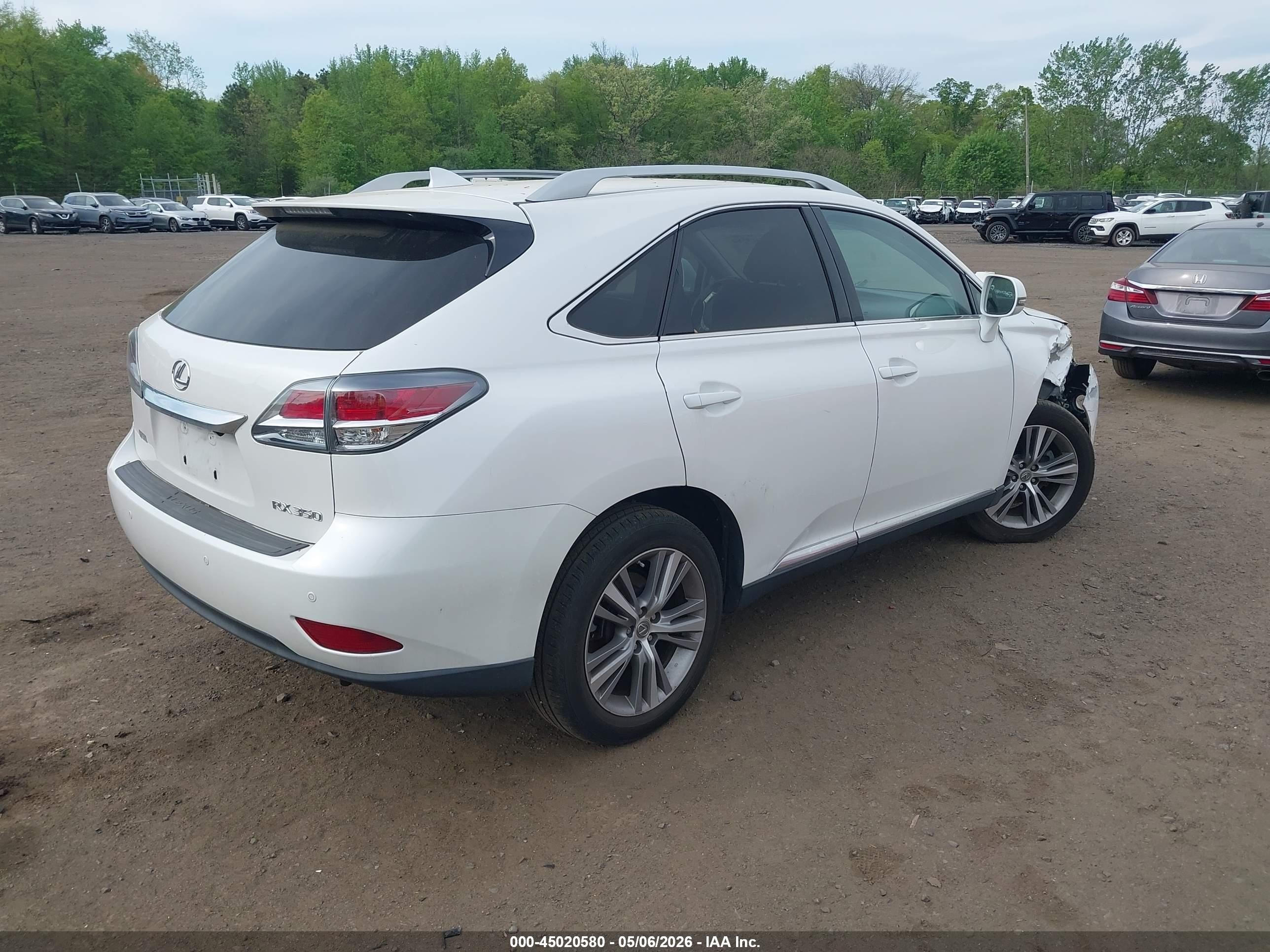 2015 Lexus Rx 350   Белый vin: 2T2ZK1BAXFC186427