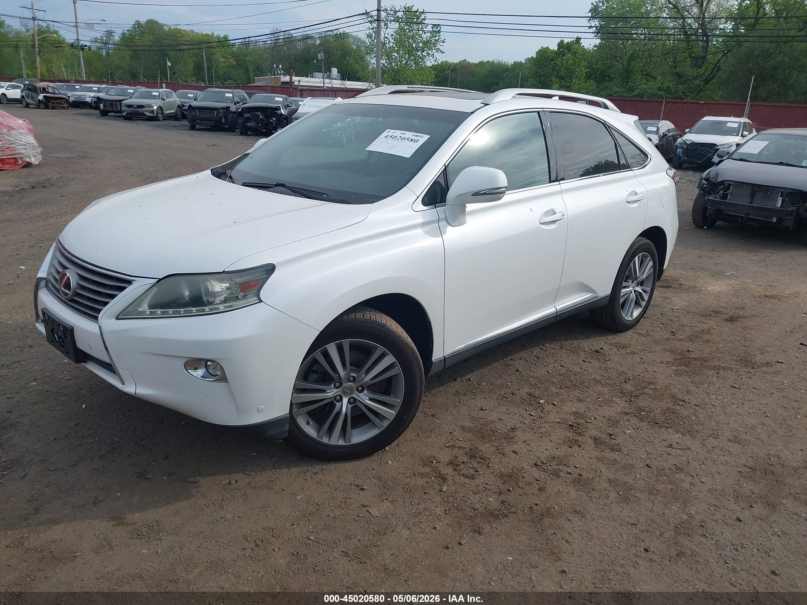 2015 Lexus Rx 350   Белый vin: 2T2ZK1BAXFC186427