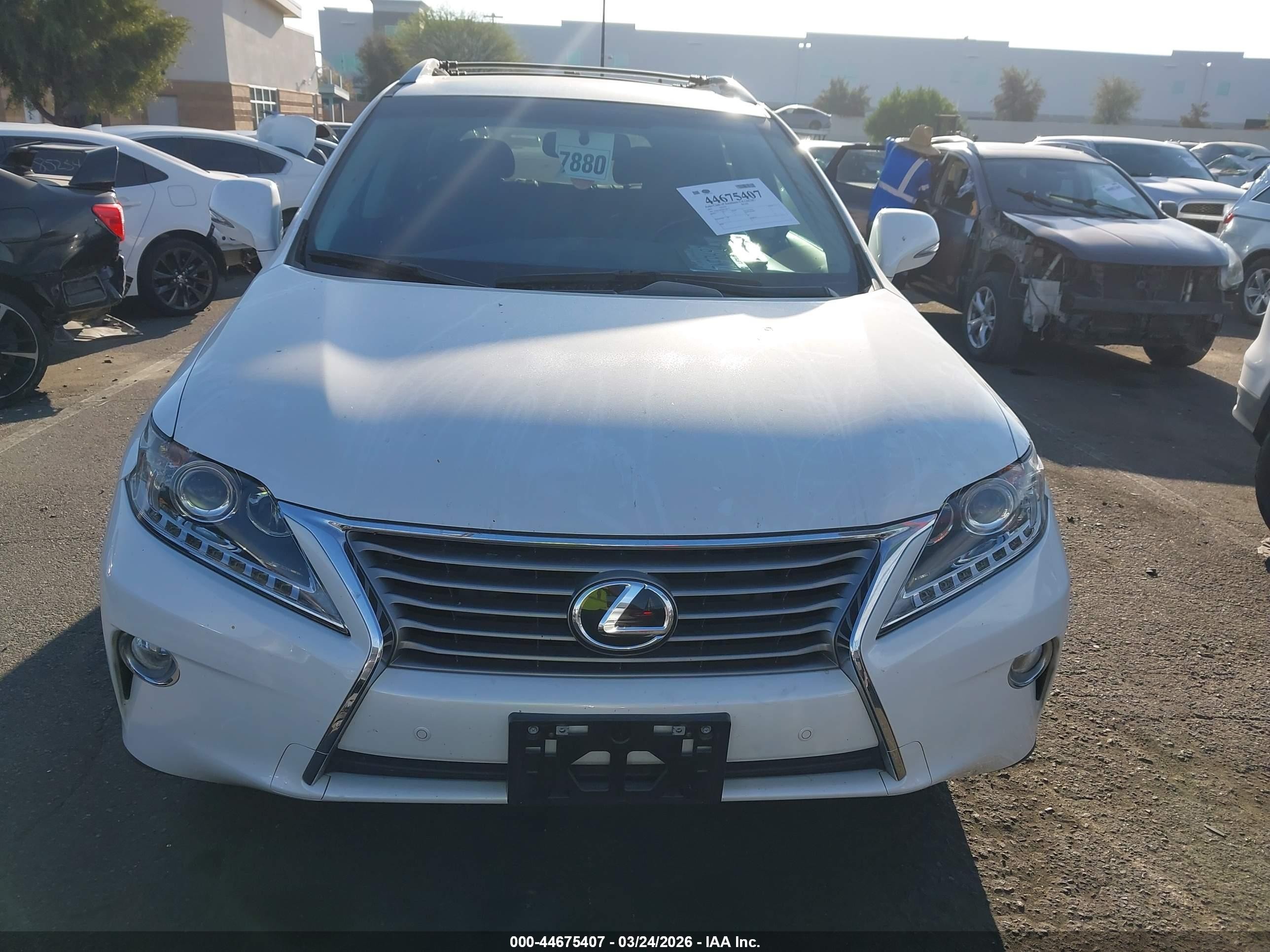 2015 Lexus Rx 350   White vin: 2T2ZK1BAXFC188775