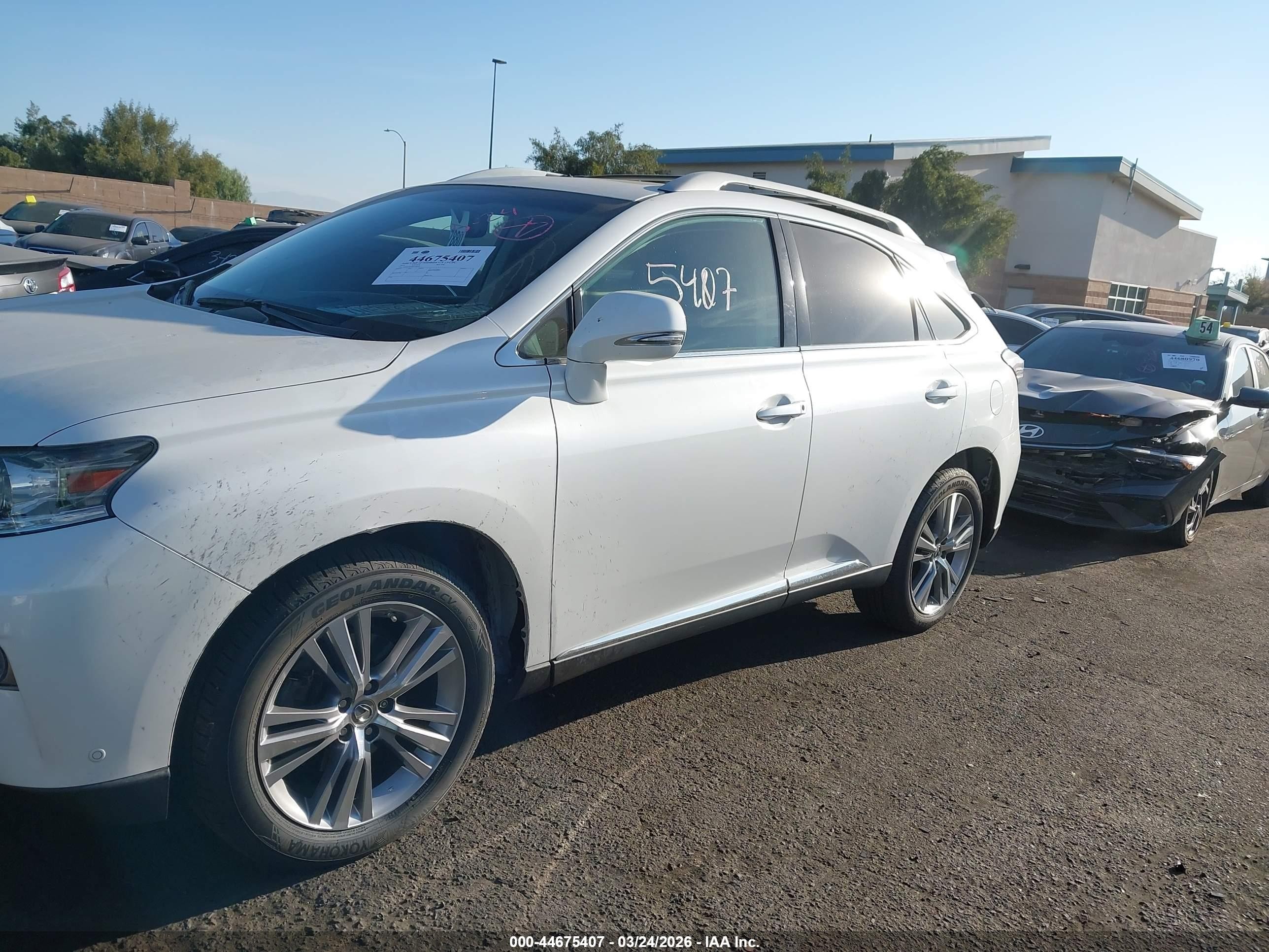 2015 Lexus Rx 350   White vin: 2T2ZK1BAXFC188775