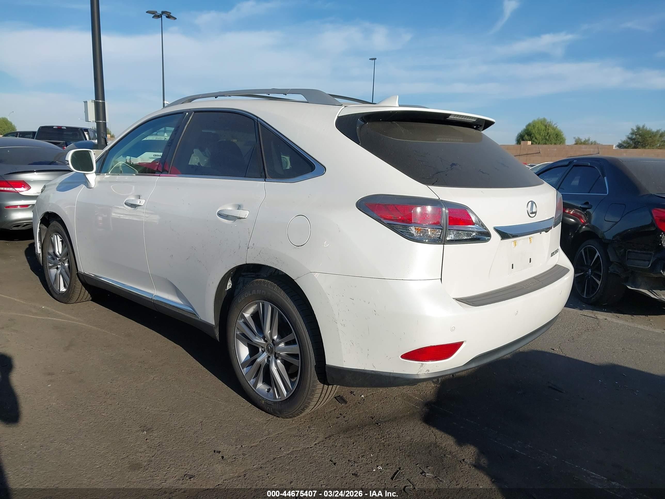 2015 Lexus Rx 350   White vin: 2T2ZK1BAXFC188775