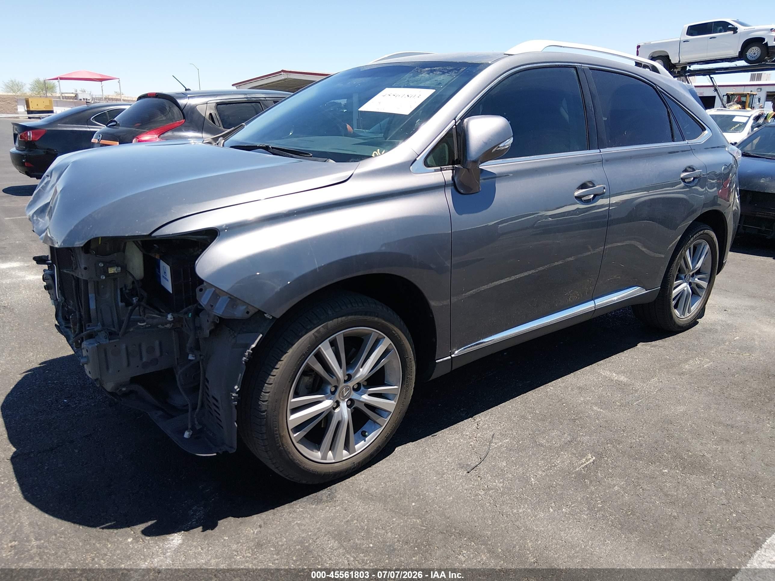 2015 Lexus Rx 350   Gray vin: 2T2ZK1BAXFC191515