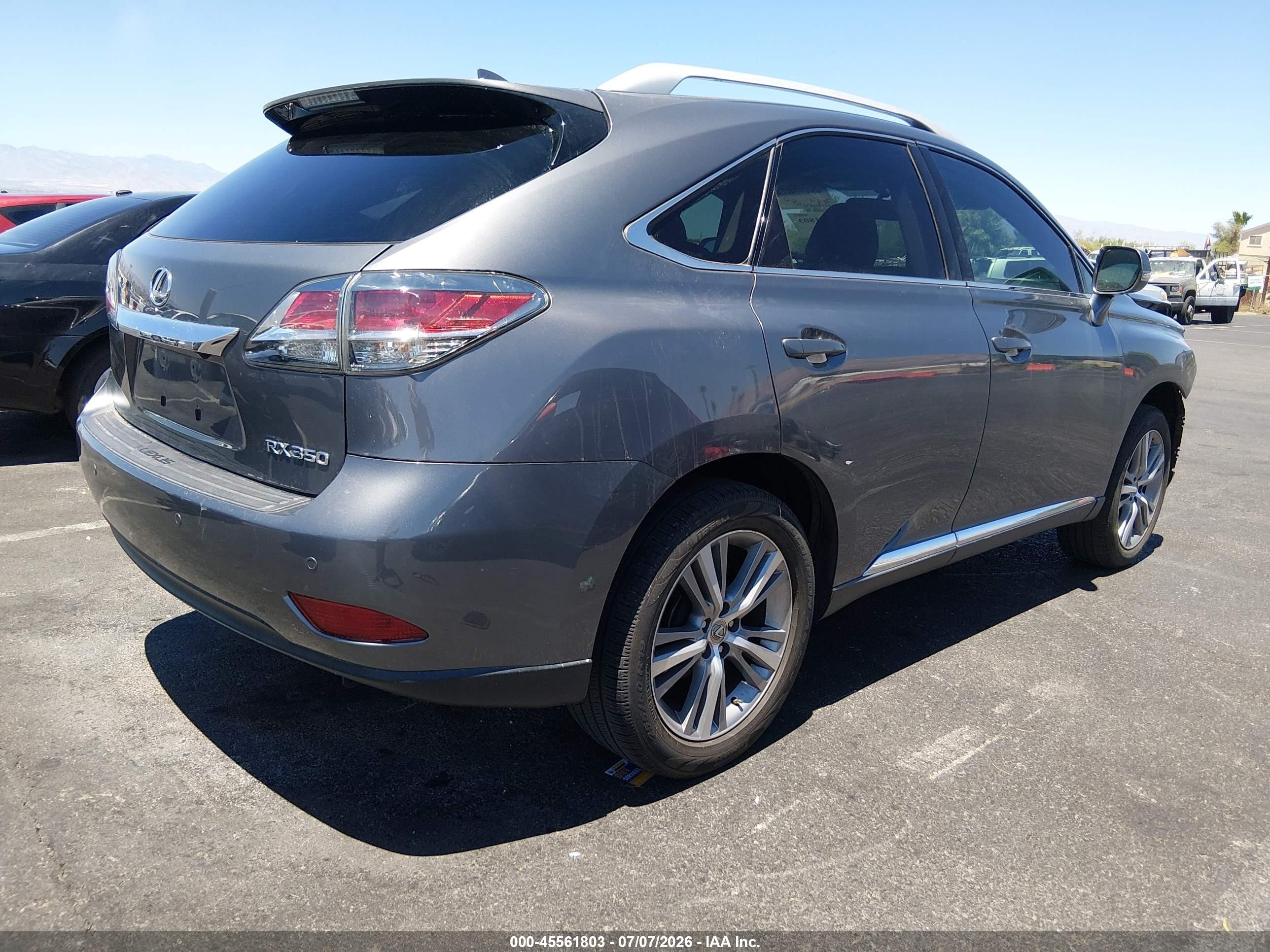 2015 Lexus Rx 350   Gray vin: 2T2ZK1BAXFC191515