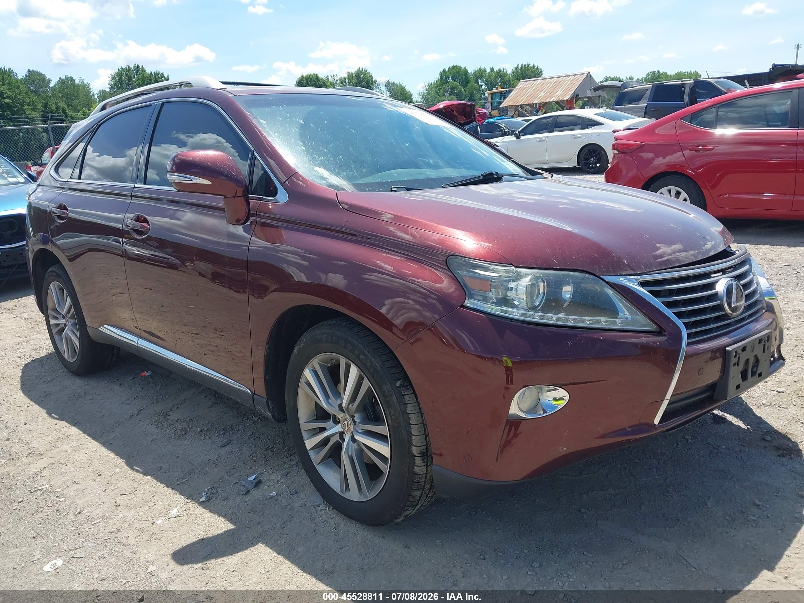 2015 Lexus Rx 350   Burgundy vin: 2T2ZK1BAXFC191854