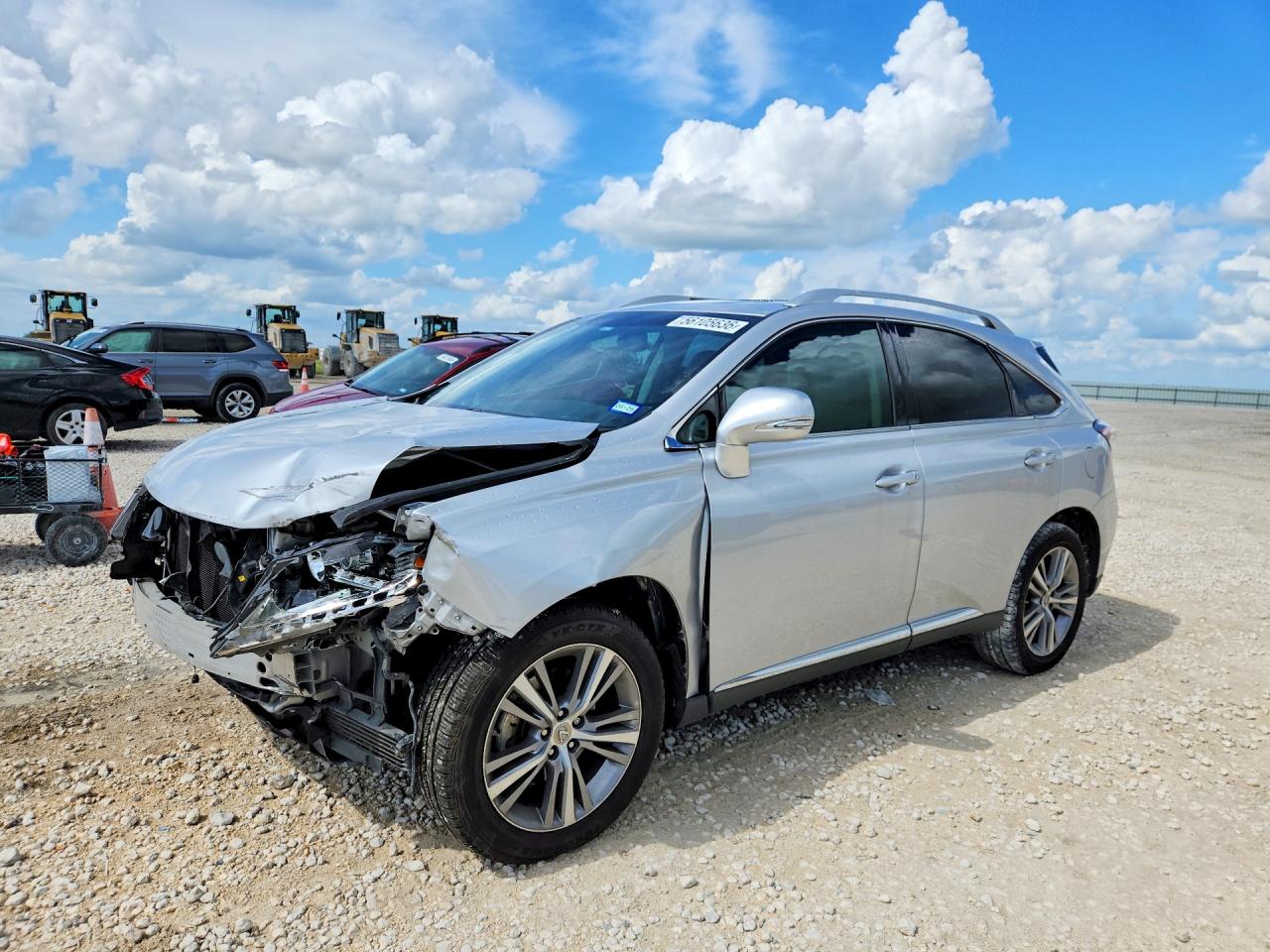 2015 Lexus Rx 350 Silver vin: 2T2ZK1BAXFC203632
