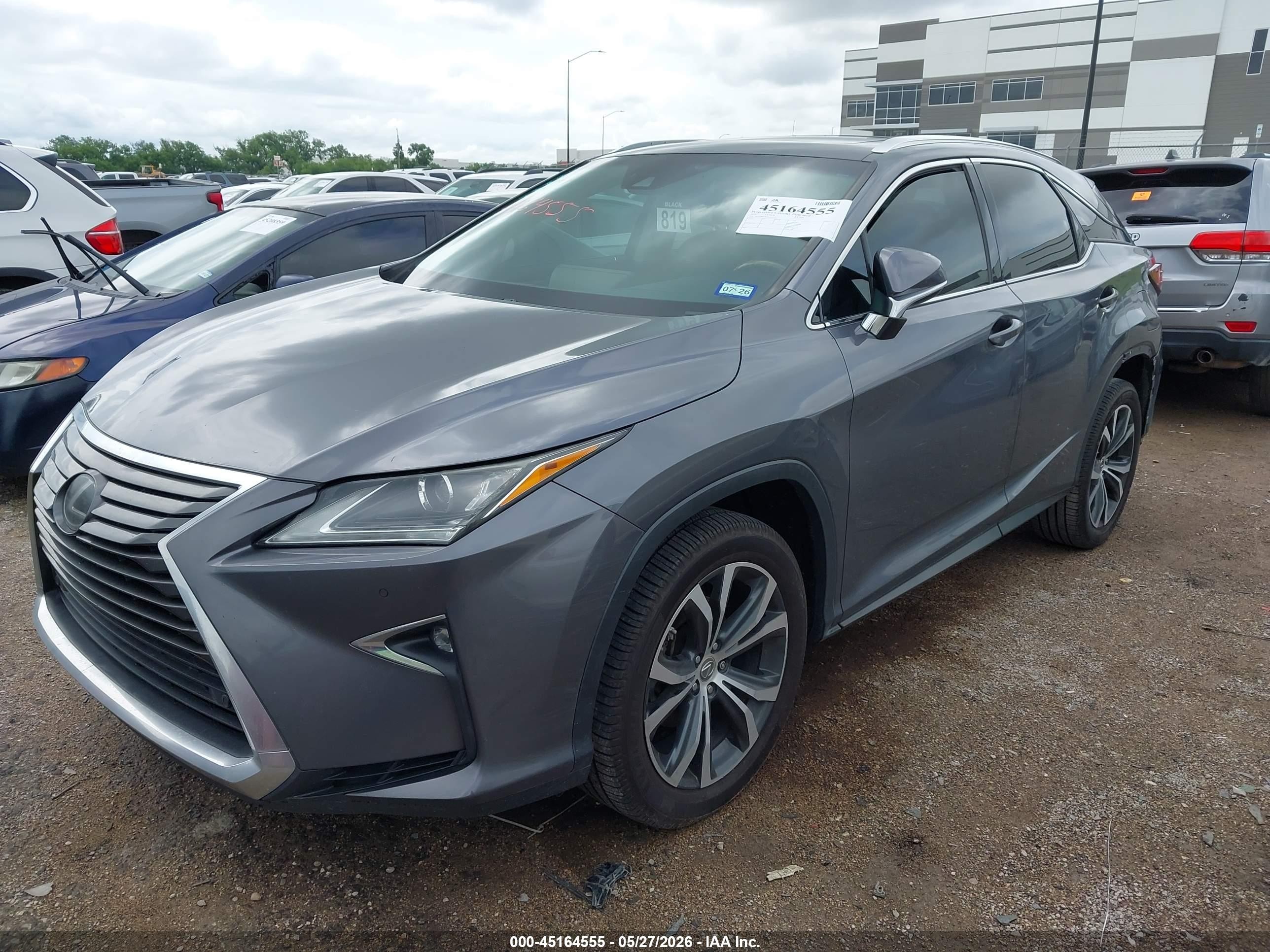 2016 Lexus Rx 350 Серый vin: 2T2ZZMCA0GC026327