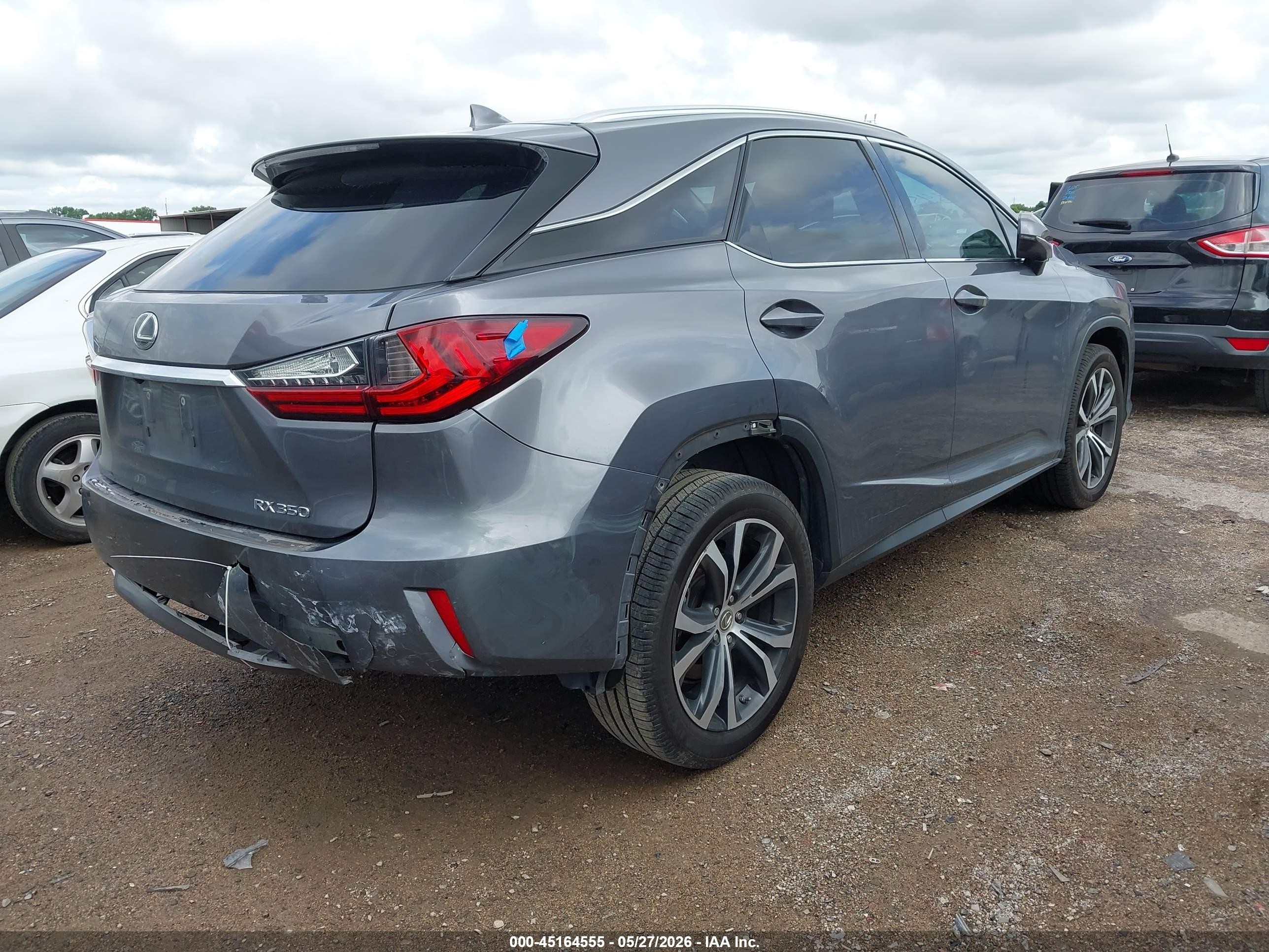 2016 Lexus Rx 350 Серый vin: 2T2ZZMCA0GC026327