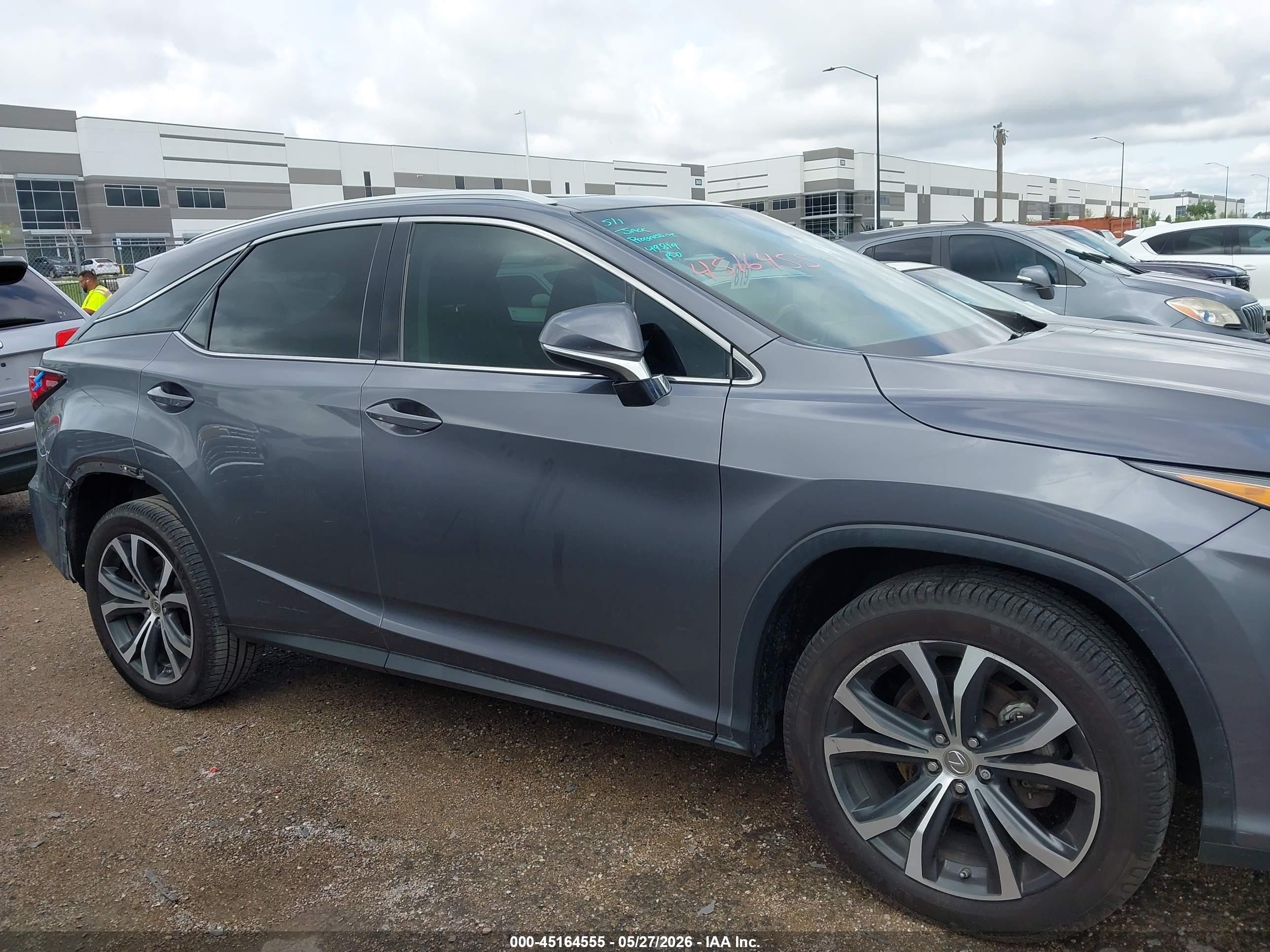 2016 Lexus Rx 350 Серый vin: 2T2ZZMCA0GC026327