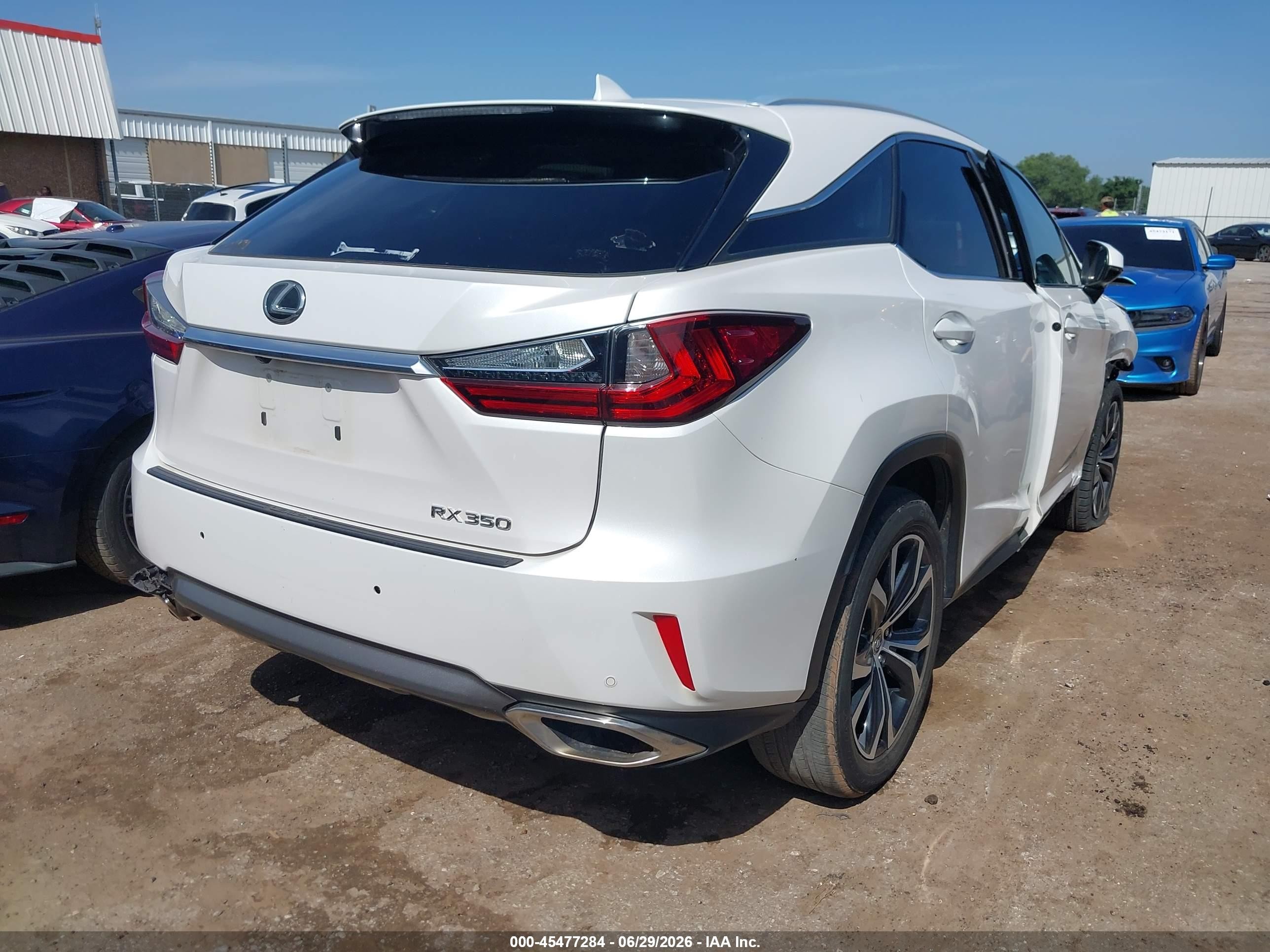 2017 Lexus Rx 350 White vin: 2T2ZZMCA0HC044425