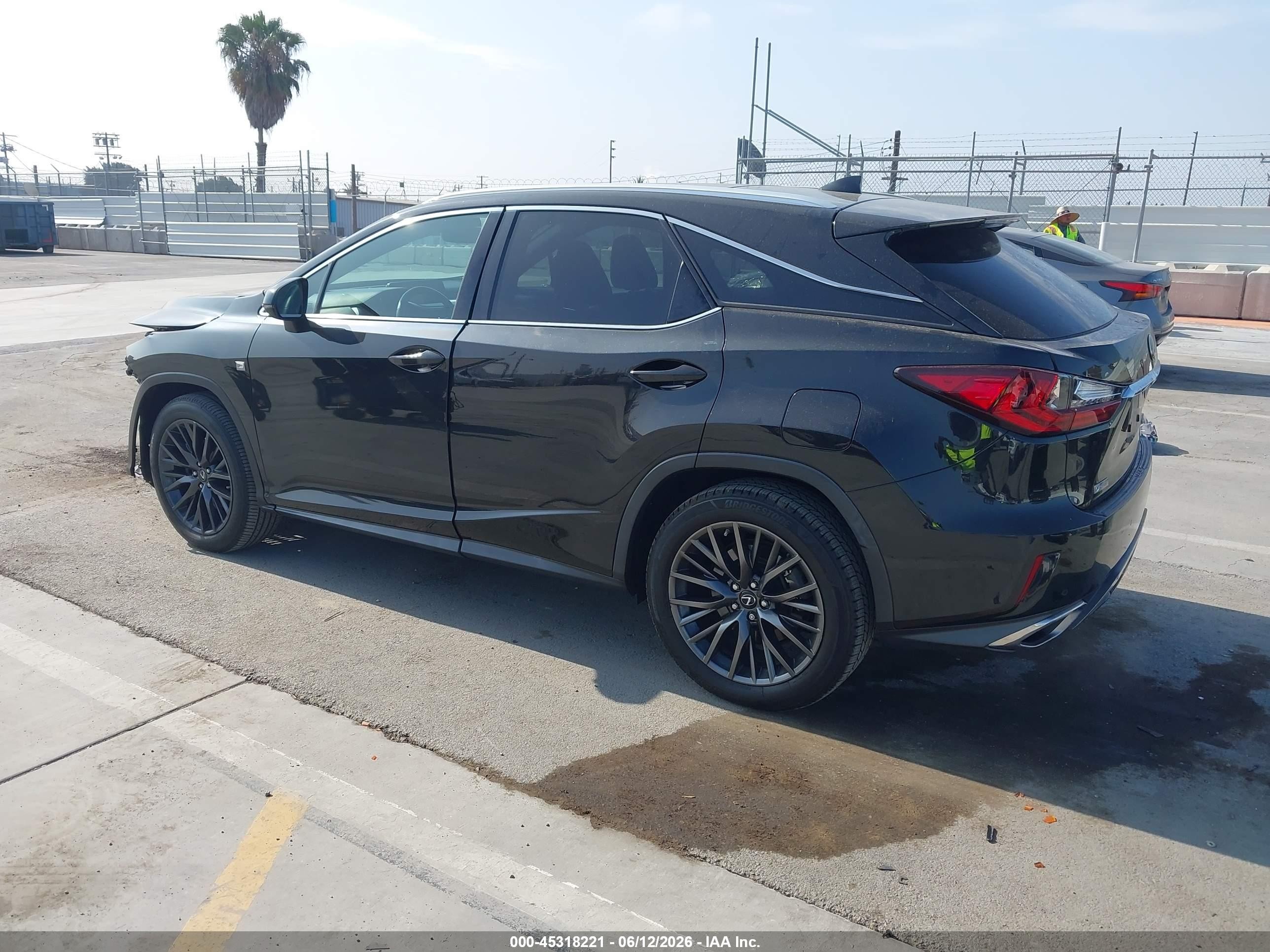 2017 Lexus Rx 350 F Sport Black vin: 2T2ZZMCA0HC048295