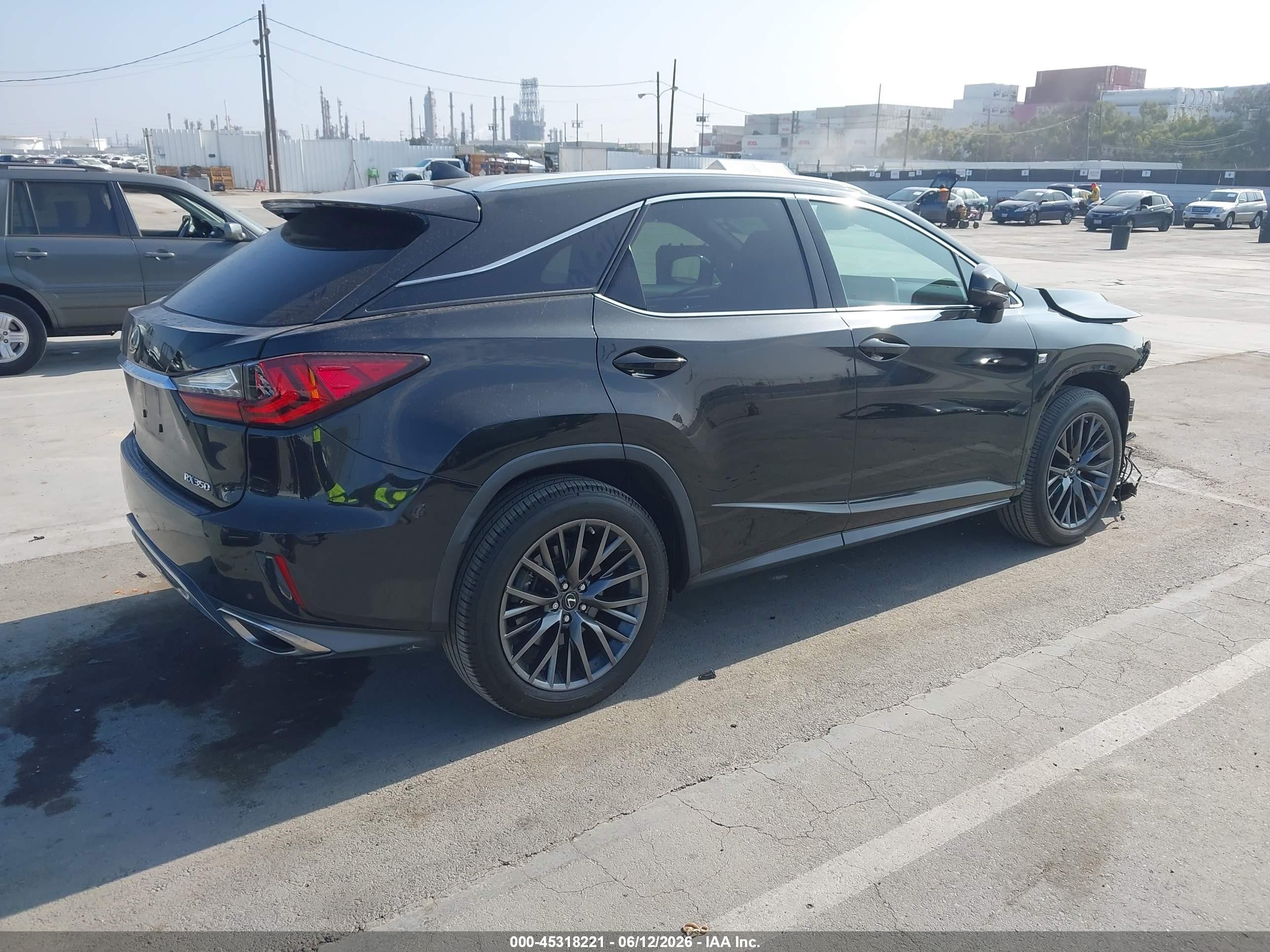 2017 Lexus Rx 350 F Sport Black vin: 2T2ZZMCA0HC048295