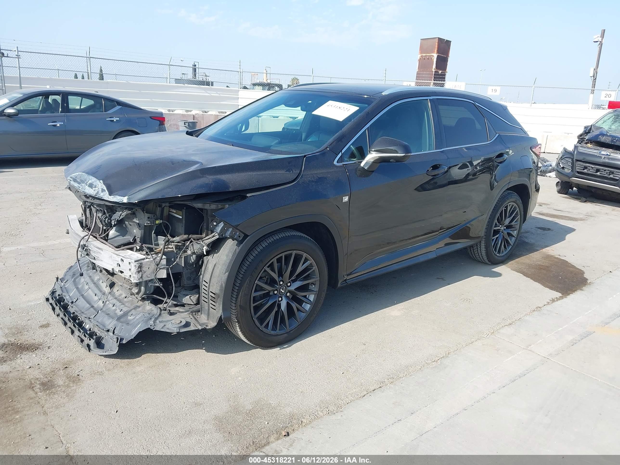 2017 Lexus Rx 350 F Sport Black vin: 2T2ZZMCA0HC048295