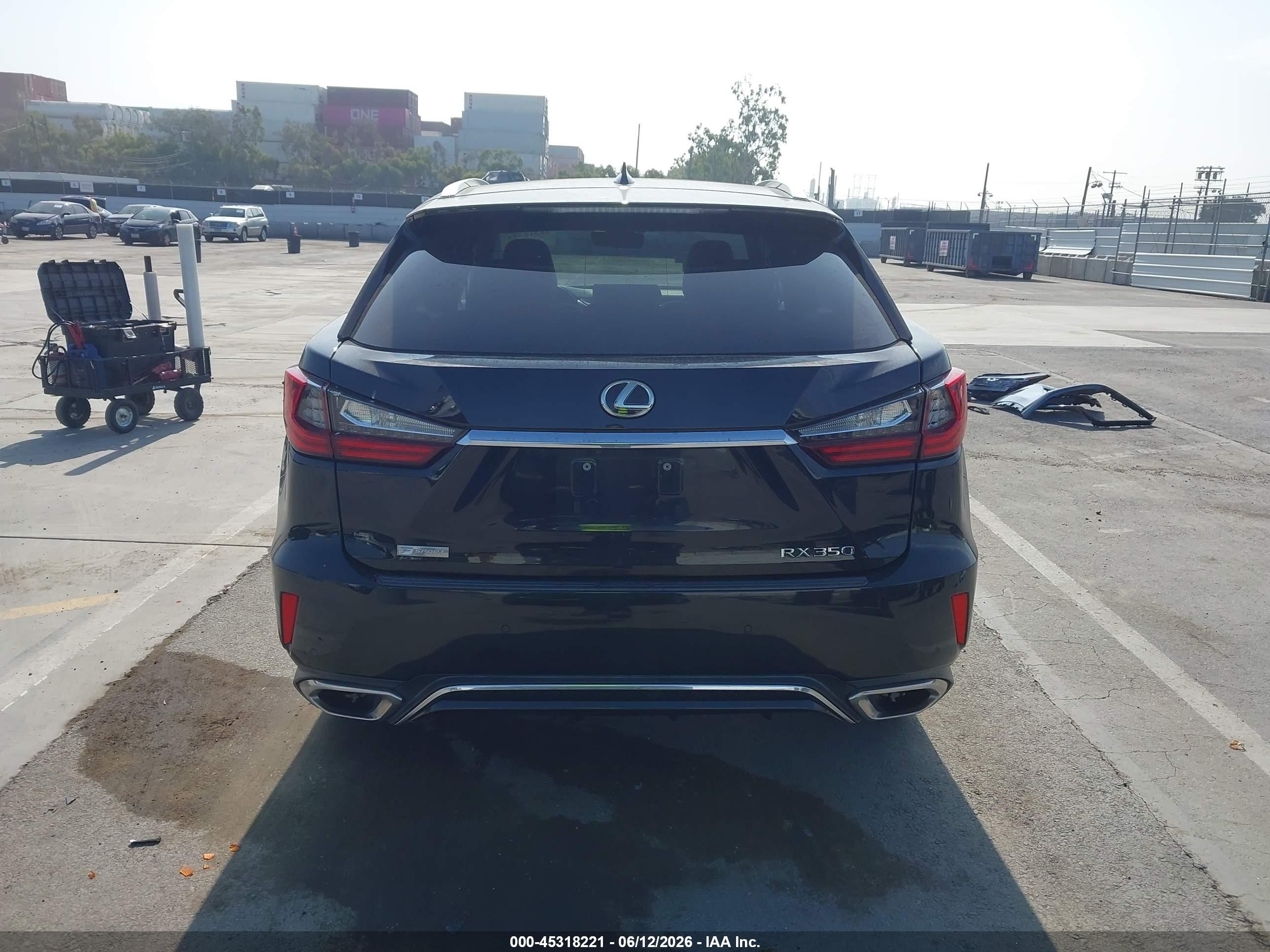 2017 Lexus Rx 350 F Sport Black vin: 2T2ZZMCA0HC048295